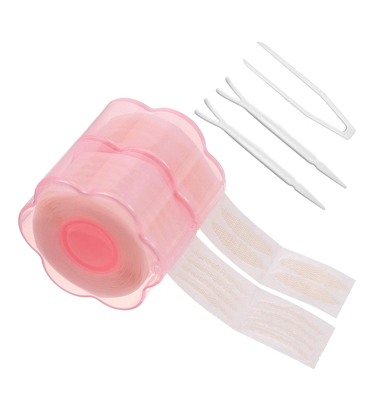 Voarge 1200 Pcs Invisible Double Eyelid Tape - Waterproof Adhesive Stripes & Tweezers | Skin Color Eyelid Stickers for Instant Lift - Buy Online on GoSupps.com