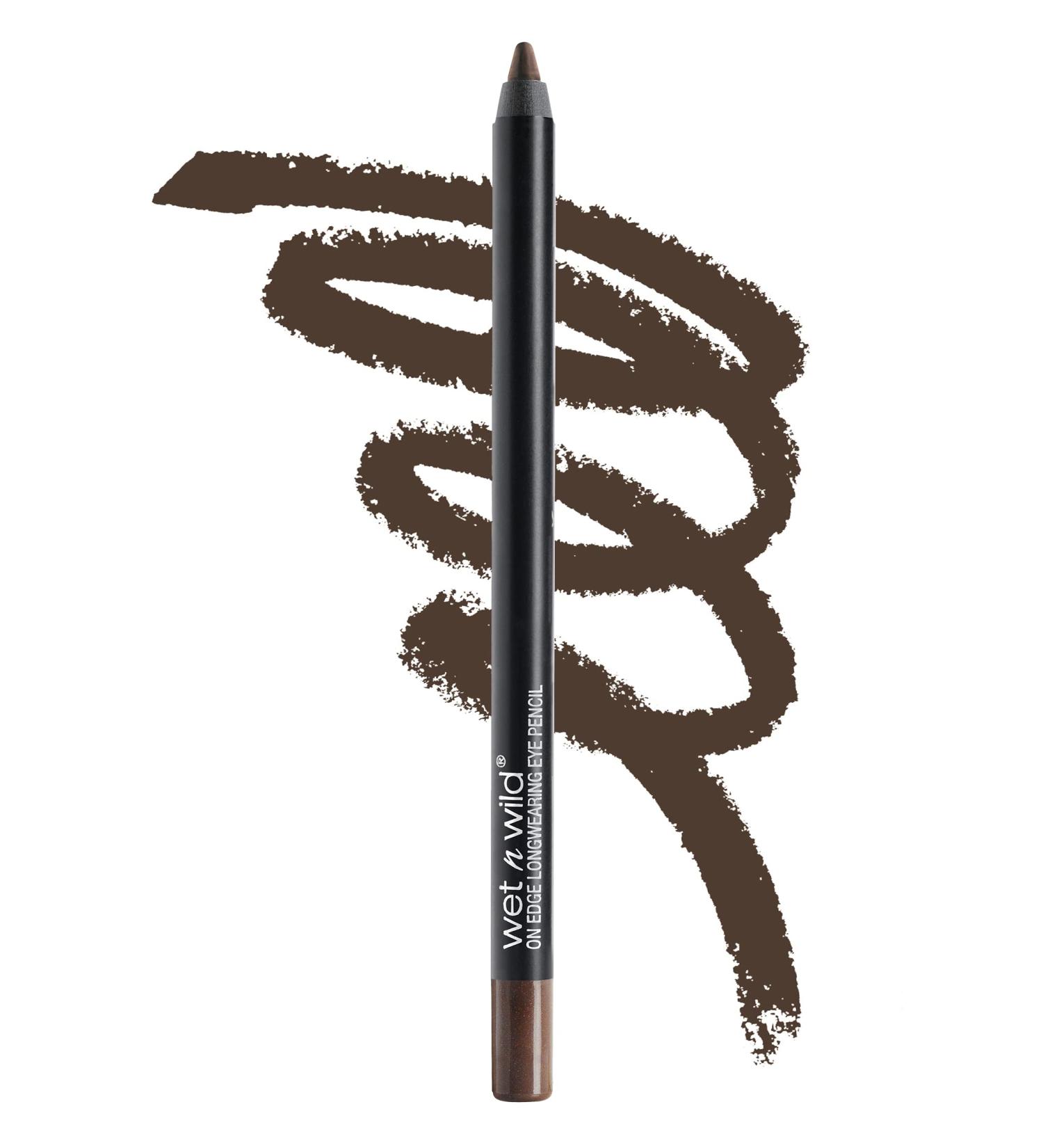 Wet n Wild On Edge Longwearing Matte Eye Liner - Smudge Proof, Long Lasting, Dark Brown Wooden Eyeliner Pencil - Buy Online on GoSupps.com