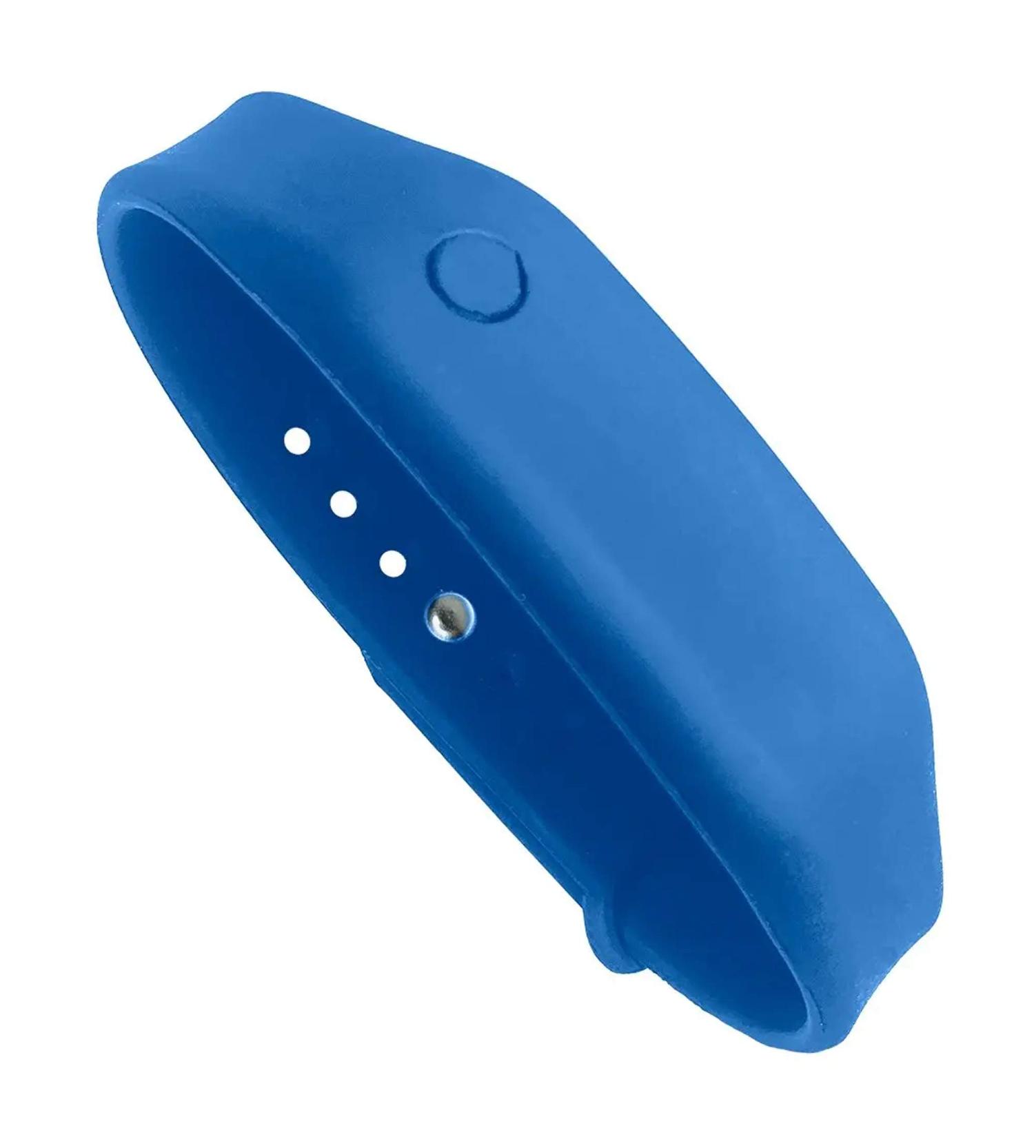 Buy Men's Silicone Sanitizer Bracelet - Refillable & Stay Safe | 8.50In - M2020 Blue - Buy Online on GoSupps.com