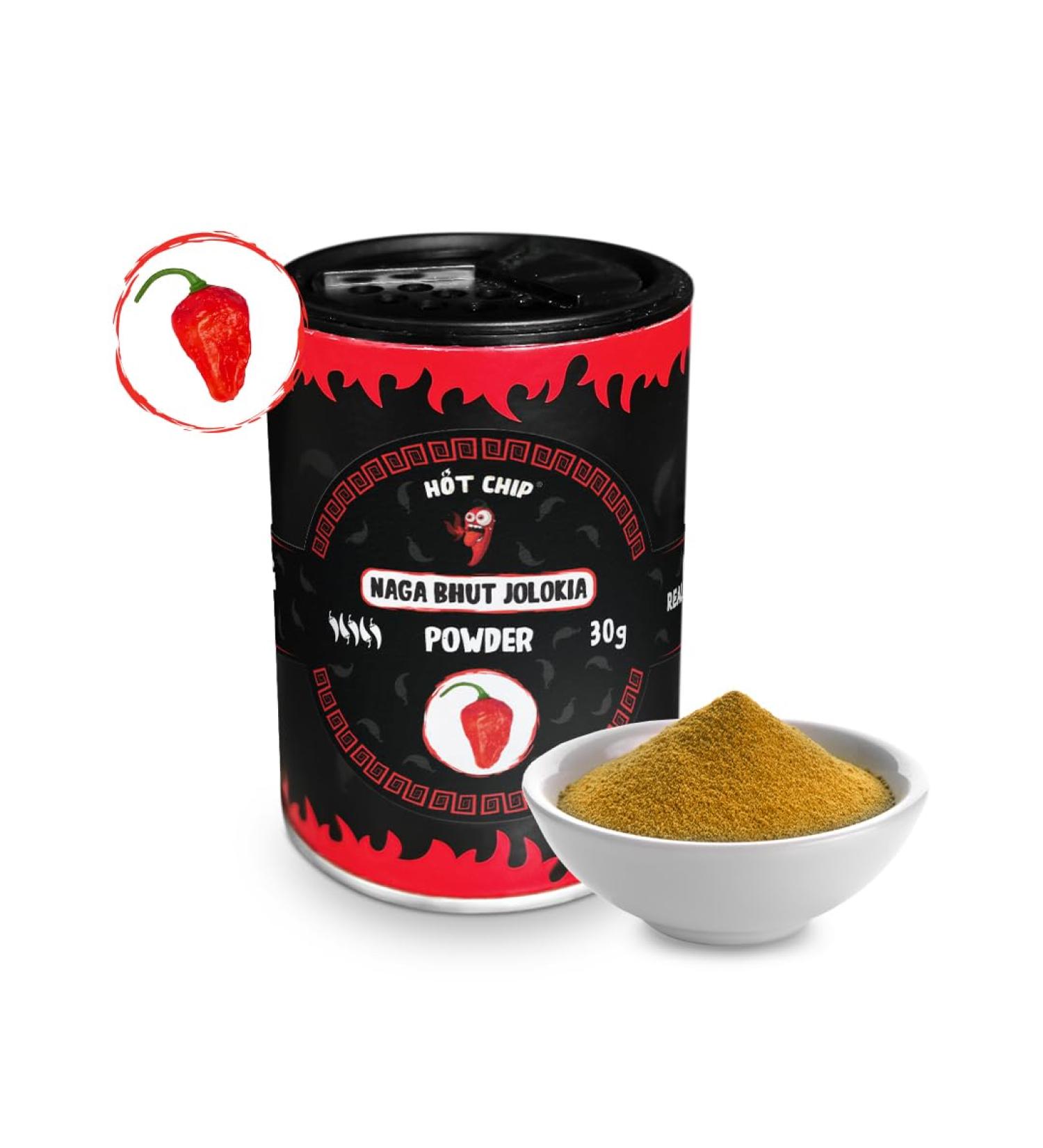 HOTCHIP sro Hot Chip NAGA BHUT JOLOKIA powder 30 g - Buy Online on GoSupps.com