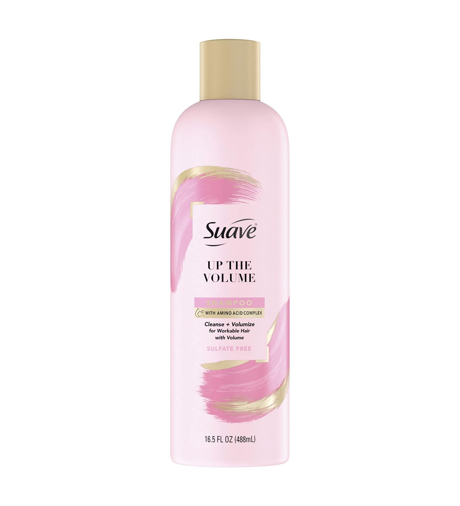 Suave Pink Up The Volume Shampoo - Volumizing Sulfate Free Shampoo 16.5oz | Best for Fuller Hair - Shop Internationally - Buy Online on GoSupps.com