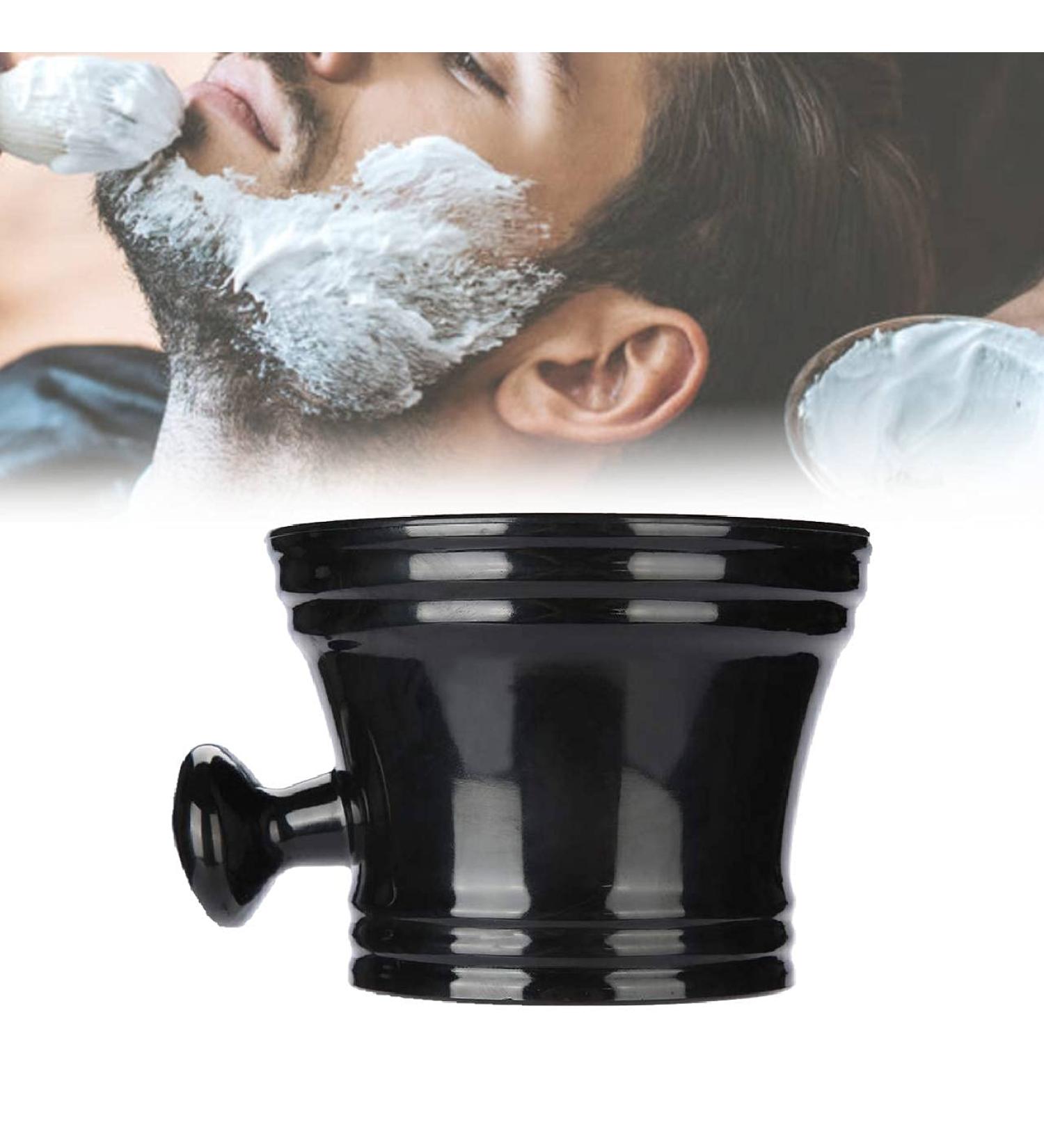 Proraso Black Plastic Shaving Soap Bowl with Handle - Shave Mug for Cream Foam - Ideal for Razor - Shaving Soap Bowls - Buy Online on GoSupps.com