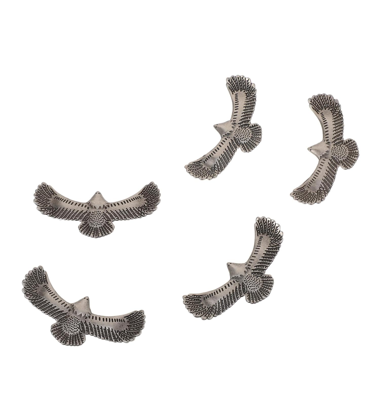 NUOBESTY 5pcs Design Diy Shape Craft Decorative Accessories Alloy Rivets Eagle Bag Rivet Supplies Clothing - Buy Online on GoSupps.com