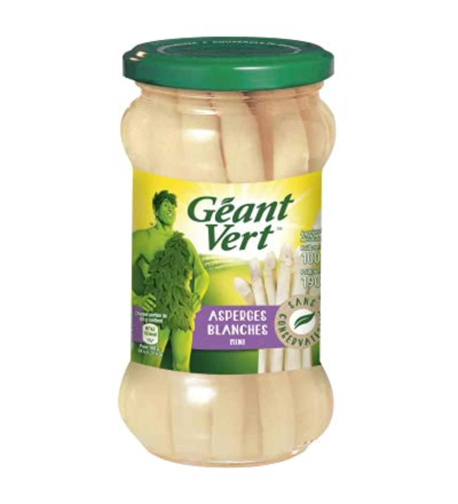 Green Giant Miniature white asparagus - 110g net drained jar