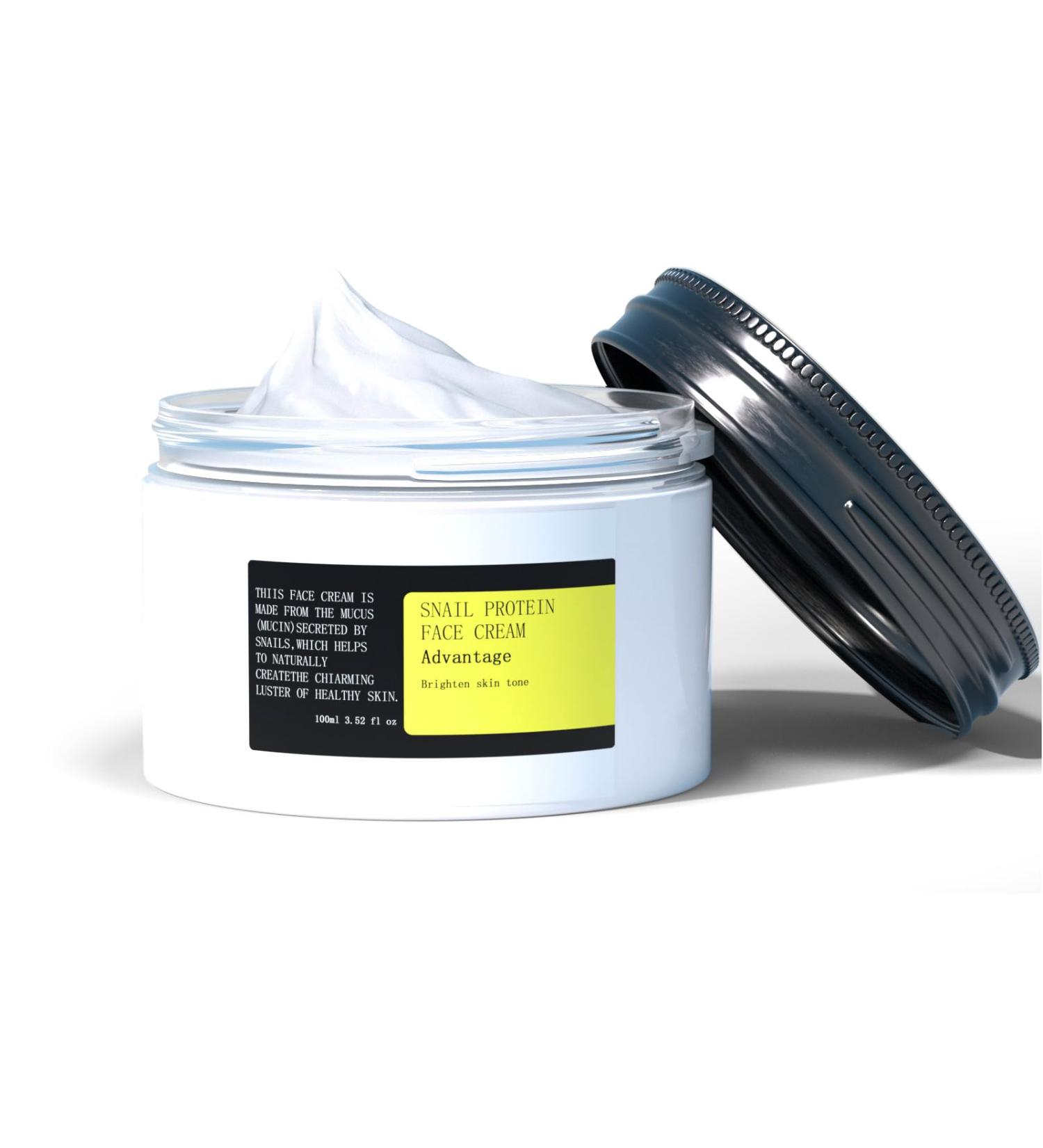 Snail Mucin 92% Moisturizer Cream for Face - Hydrating & Repairing for Dry Sensitive Skin | 100ML - Buy Online on GoSupps.com