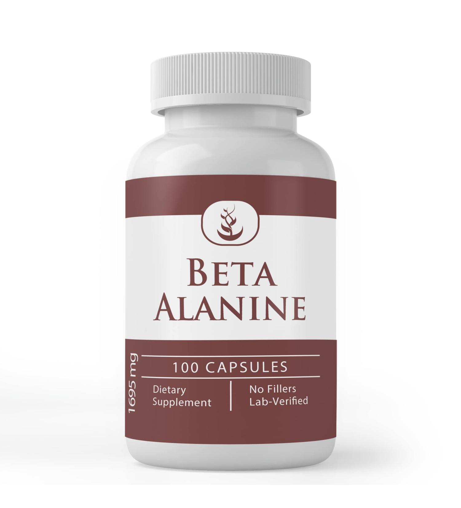 Pure Original Ingredients Beta Alanine (100 Capsules) Always Pure No Additives Or Fillers Lab Verified 100 Count (Pack of 1) - Buy Online on GoSupps.com