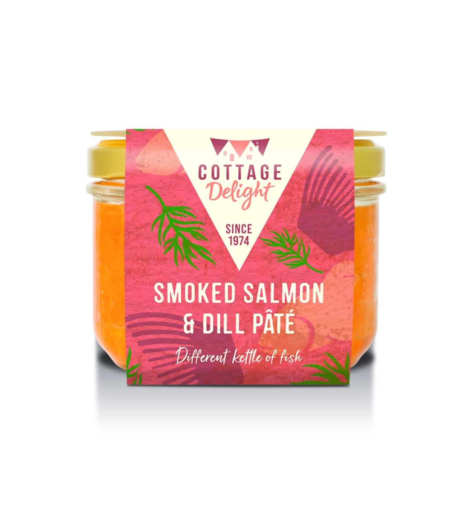 Cottage Delight - Smoked Salmon & Dill P t - 180g Brown - Buy Online on GoSupps.com