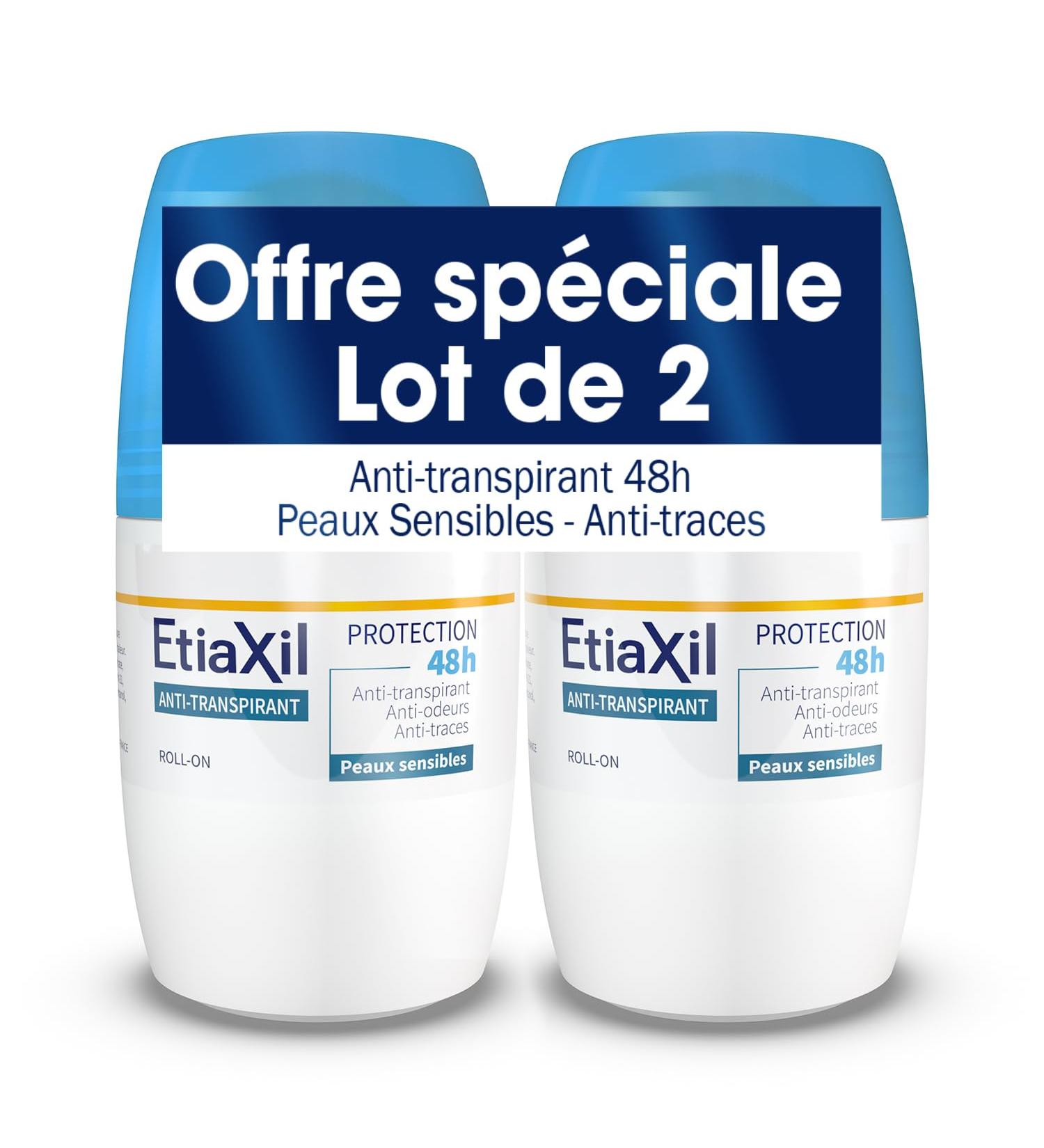 Etiaxil Anti-Perspirant Deodorant 48H Roll-on | 2 x 50ml | International Shipping Available - Buy Online on GoSupps.com