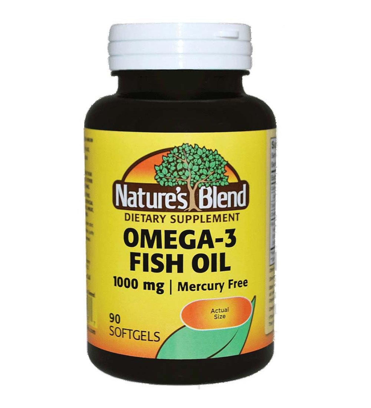 Nature's Blend Omega-3 1000mg - 90 Softgels Pack of 2