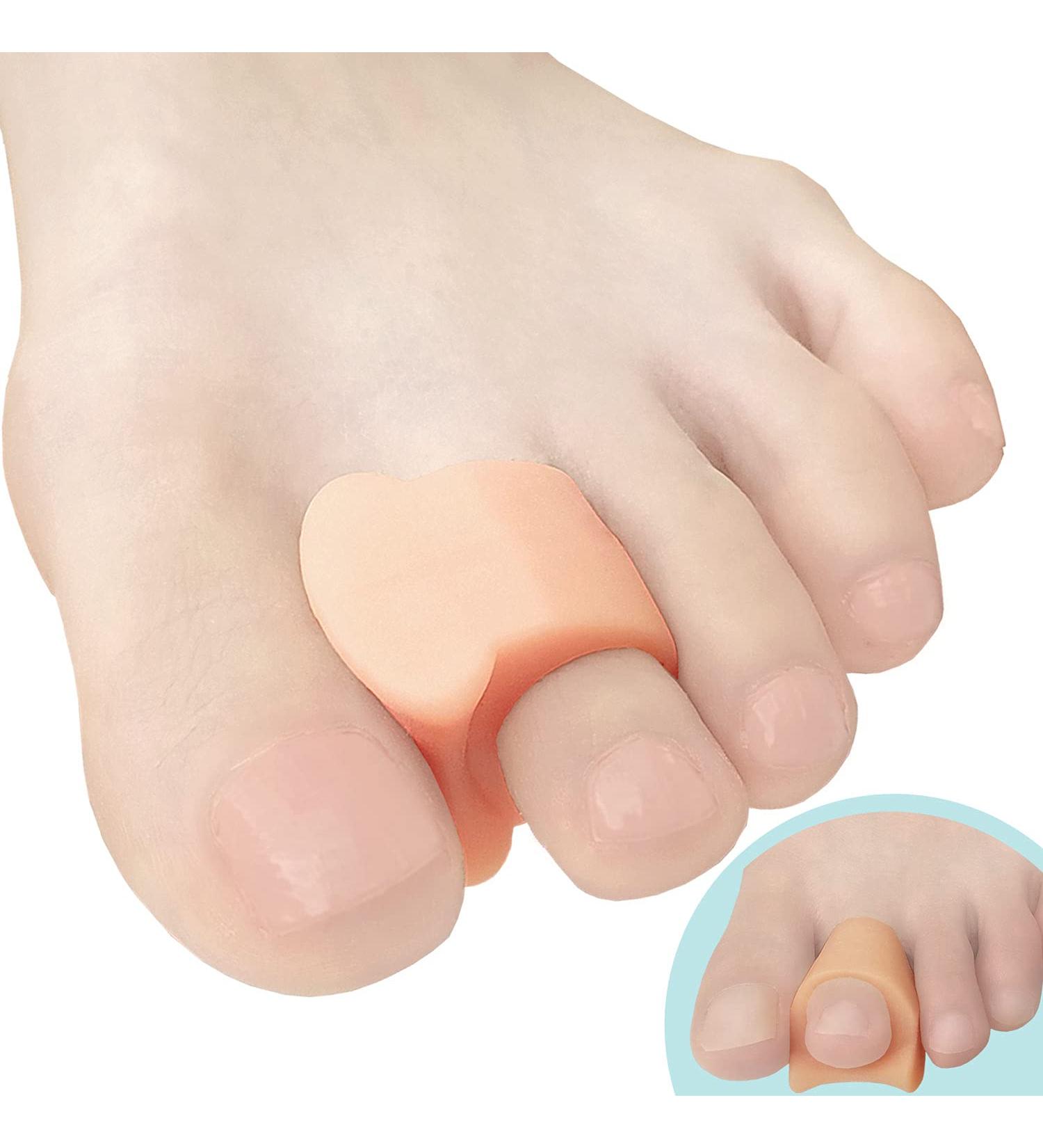 Chiroplax Gel Toe Spacers Separators - Bunion Relief & Toe Straightener - 6 Pack (Regular Size, Beige) - Buy Online on GoSupps.com