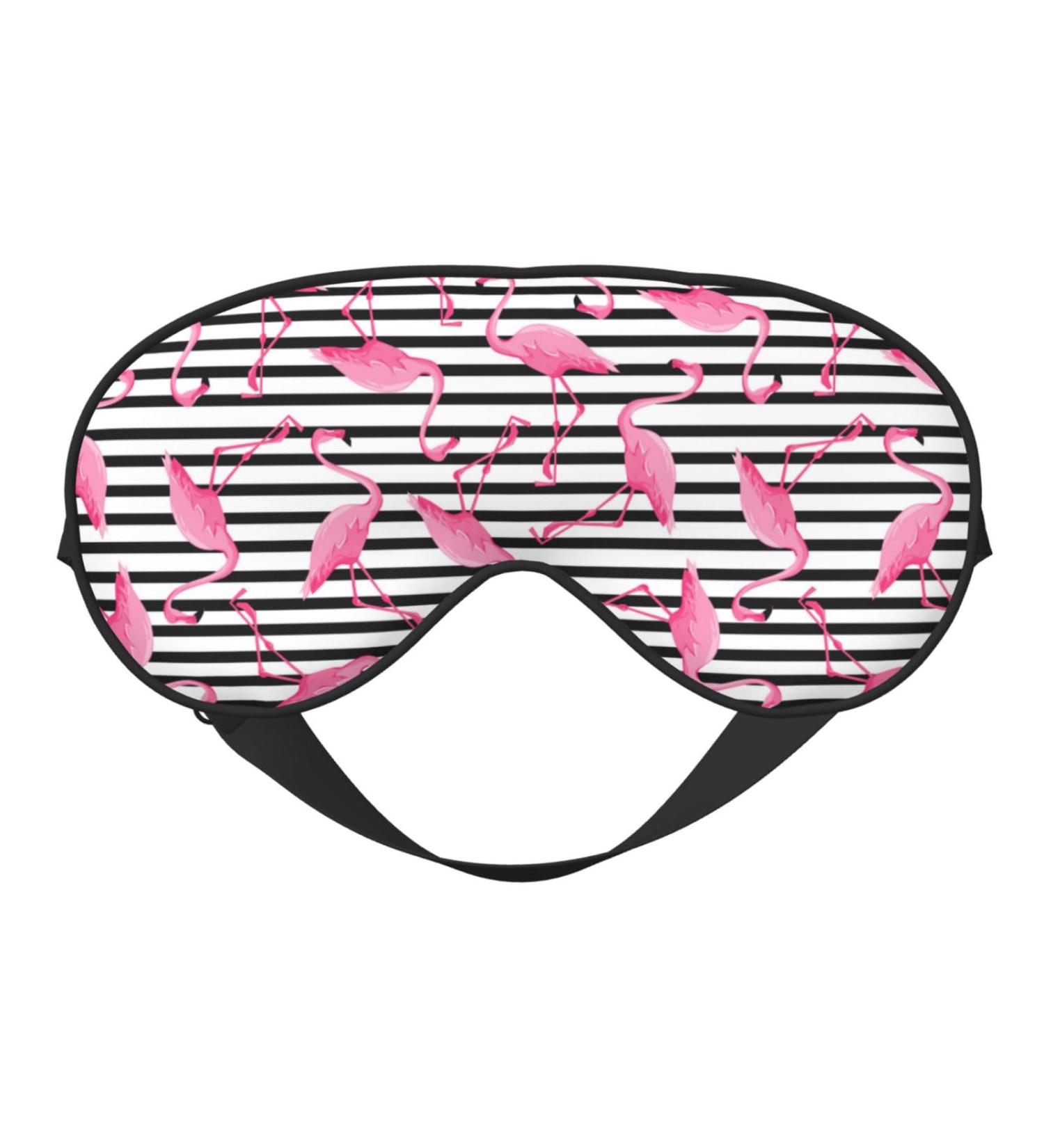 Flamingos Sleep Mask - Double-Sided Soft Eye Covers | Adjustable Sleeping Mask for Perfect Shading & Reduced Eye Edema - Shop Internationally - Buy Online on GoSupps.com