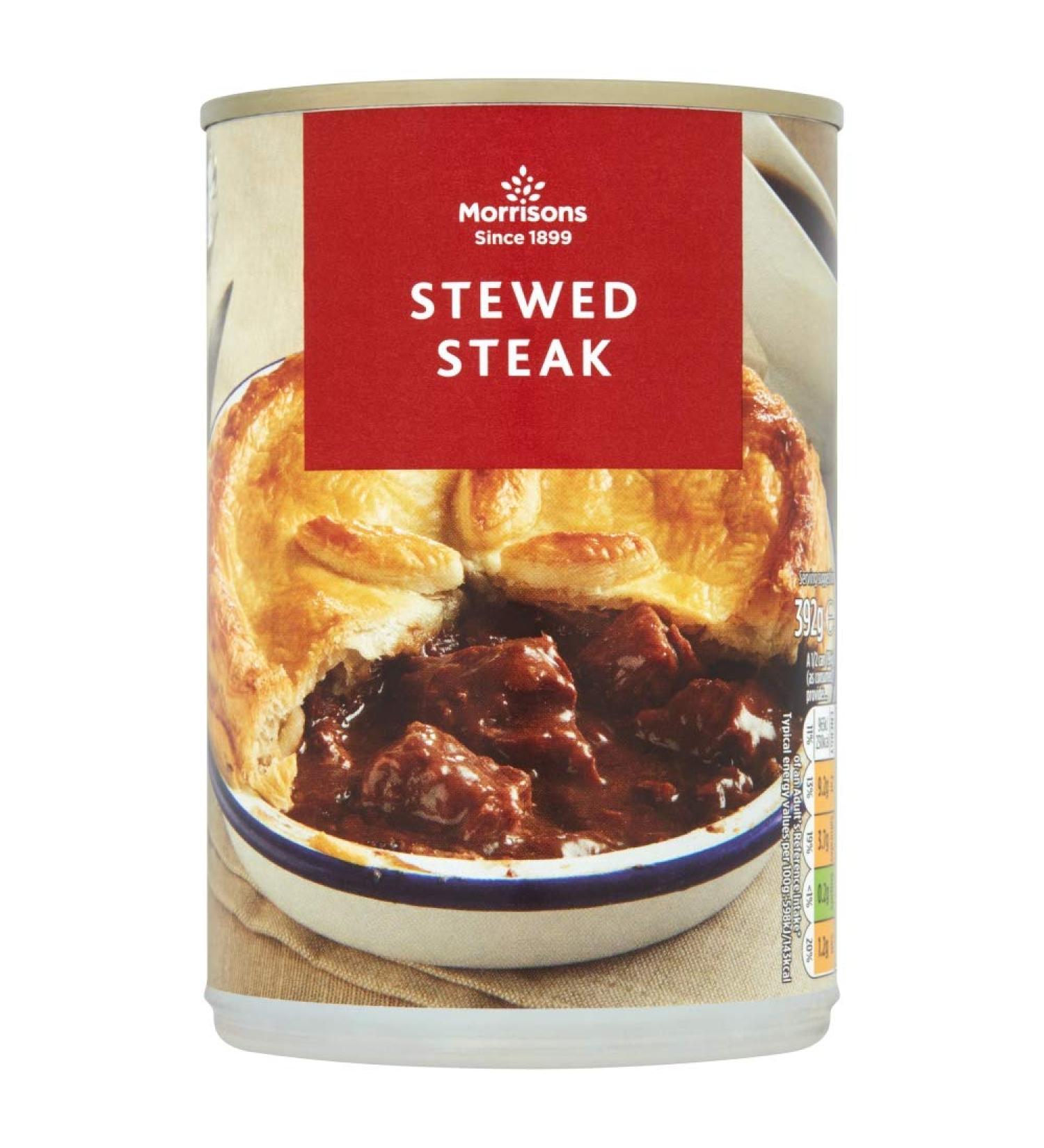 Morrisons Stewed Steak 392 g x 6