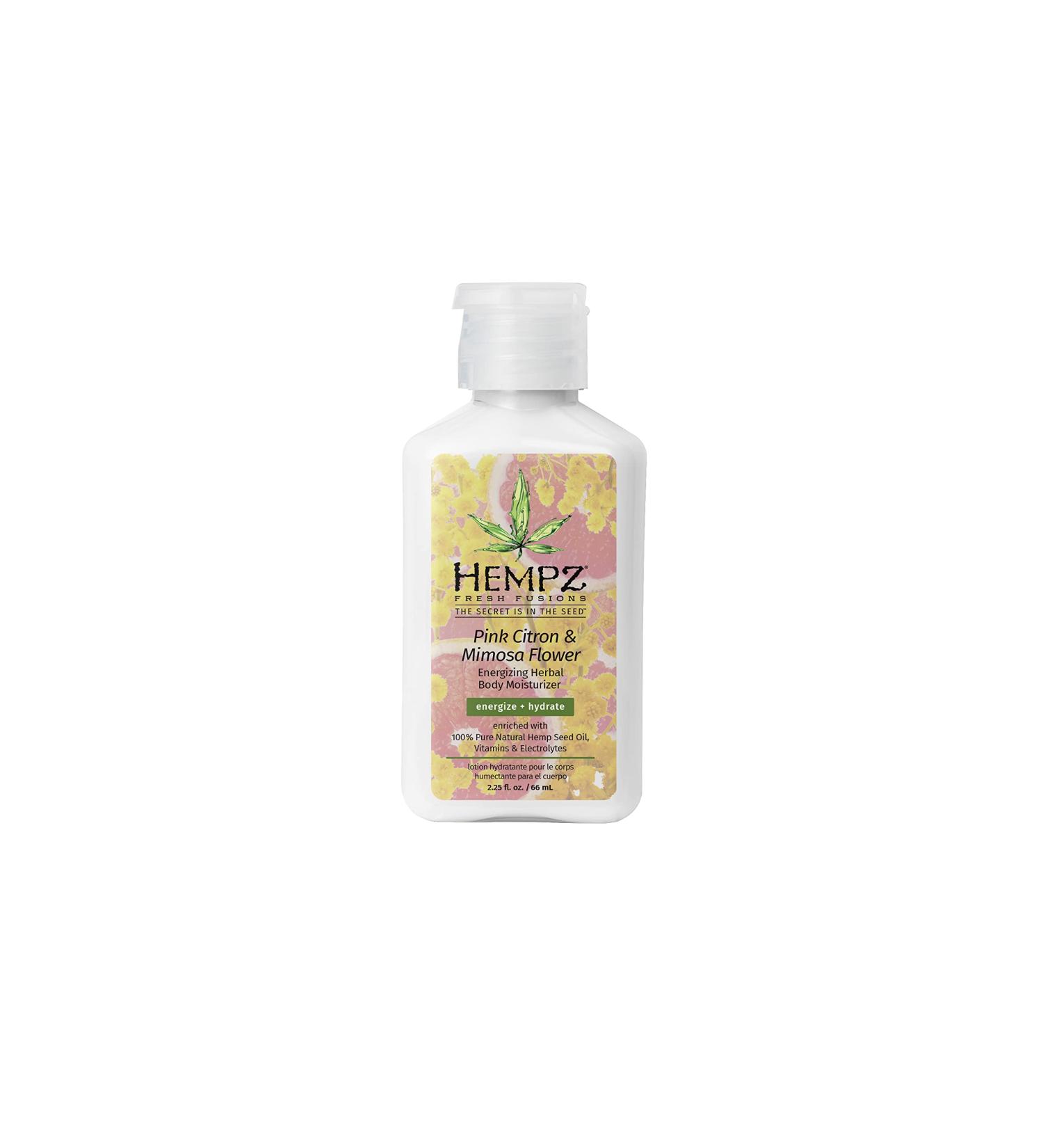 Hempz Pink Citron & Mimosa Flower Energizing Body Moisturizer 2.25 Fl Oz - Buy Online on GoSupps.com