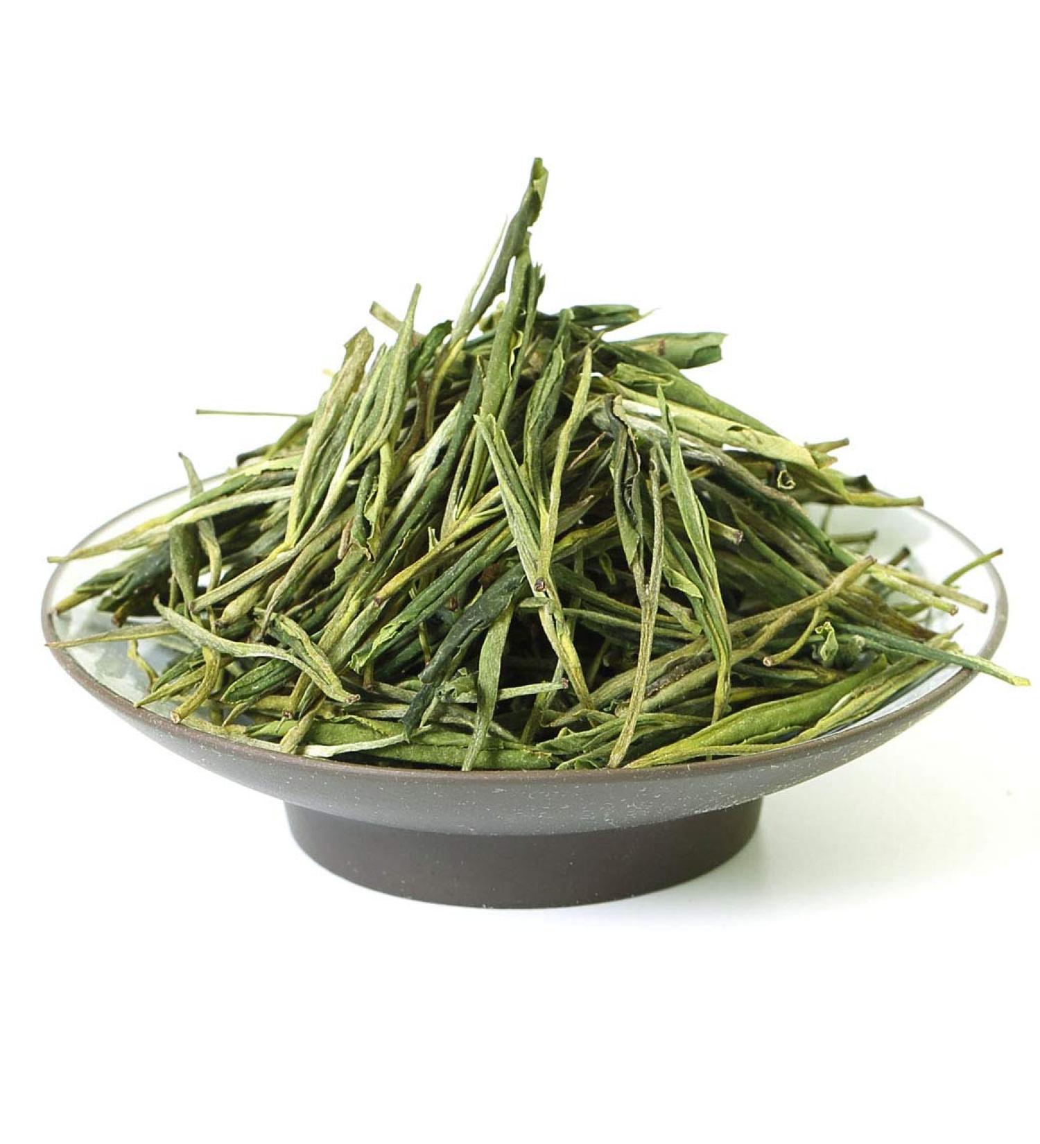 GOARTEA Th Vert - 500g (17.6 Oz) Premium Anji An ji Bai Pian White Slice Loose Spring Leaf Chinese GREEN TEA VERT - Buy Online on GoSupps.com