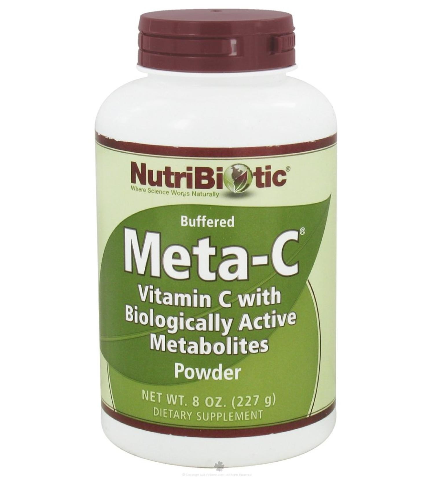 NutriBiotic Immunity Meta-C Powder 8 oz - Boost Your Immune Health - Buy Online on GoSupps.com