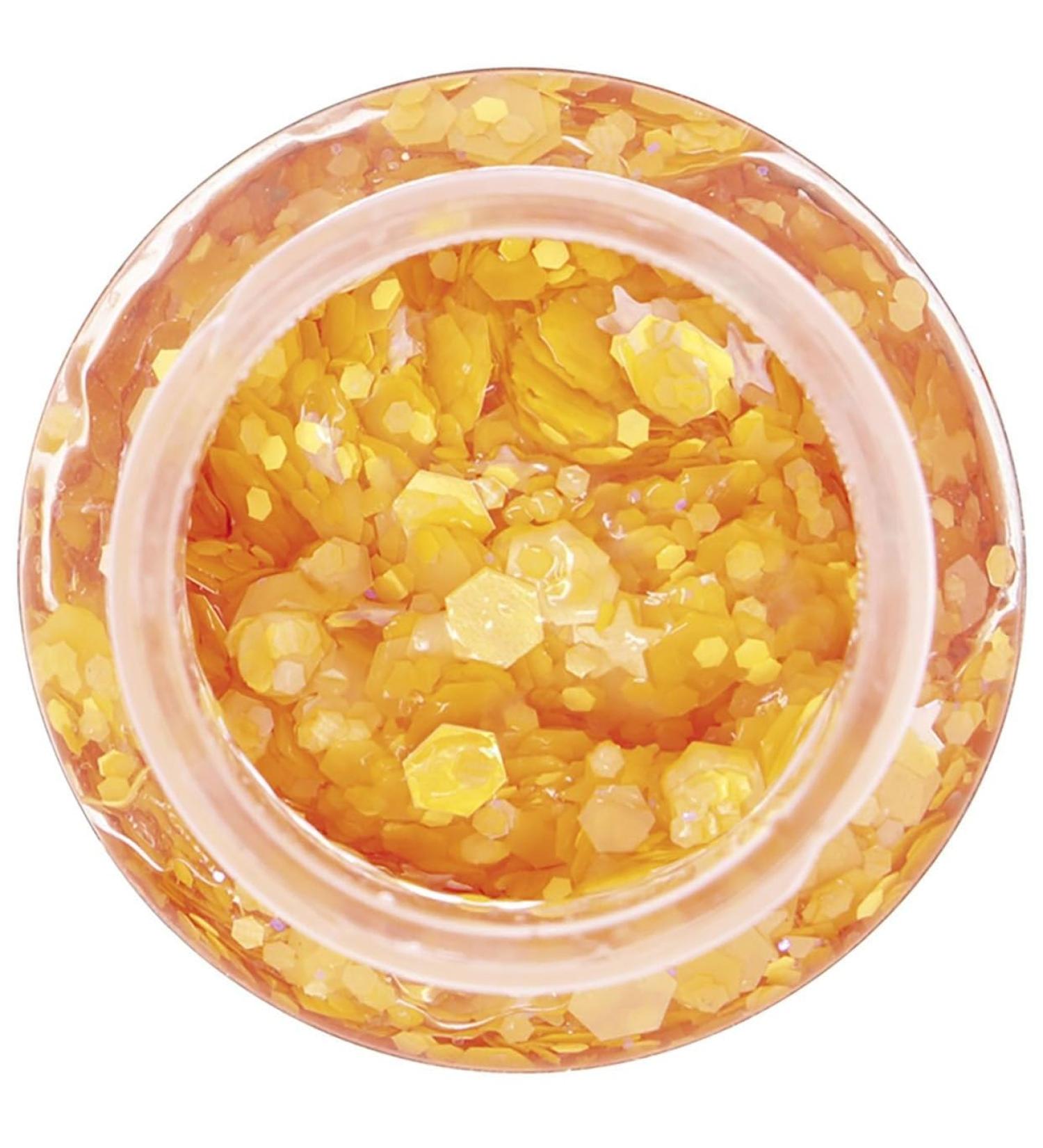  FIESTAS GUIRCA GEL WITH GLITTER BODY FACE 20GR ORANGE - Buy Online on GoSupps.com