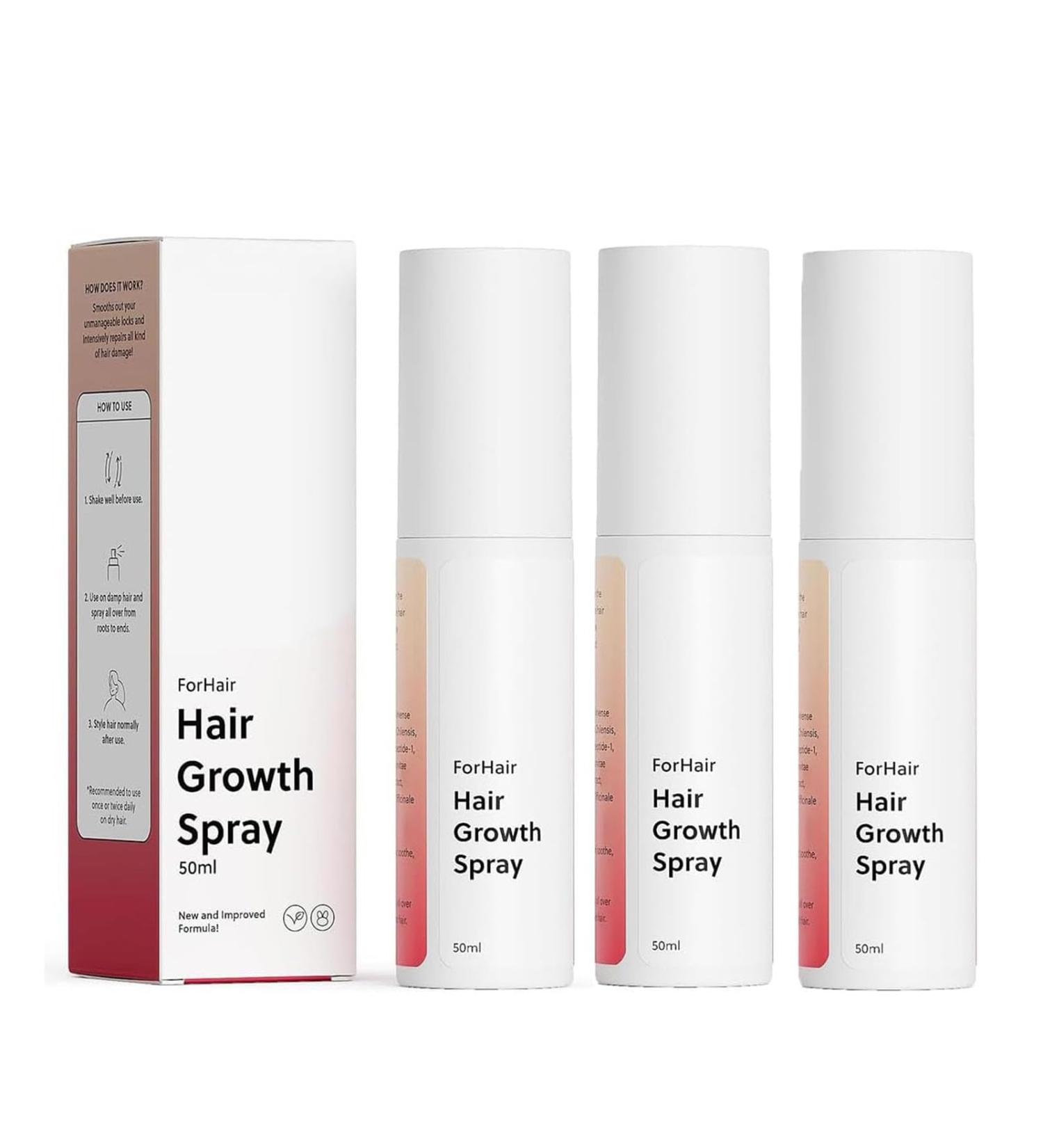 Haarwachstum lspray fortschrittliches nat rliches Haarwachstum l Nicht fettend st rker und Haarverdickungspray Kopfhautnahrungs l Reparatursch den Verlustverh tung (3pcs) - Buy Online on GoSupps.com