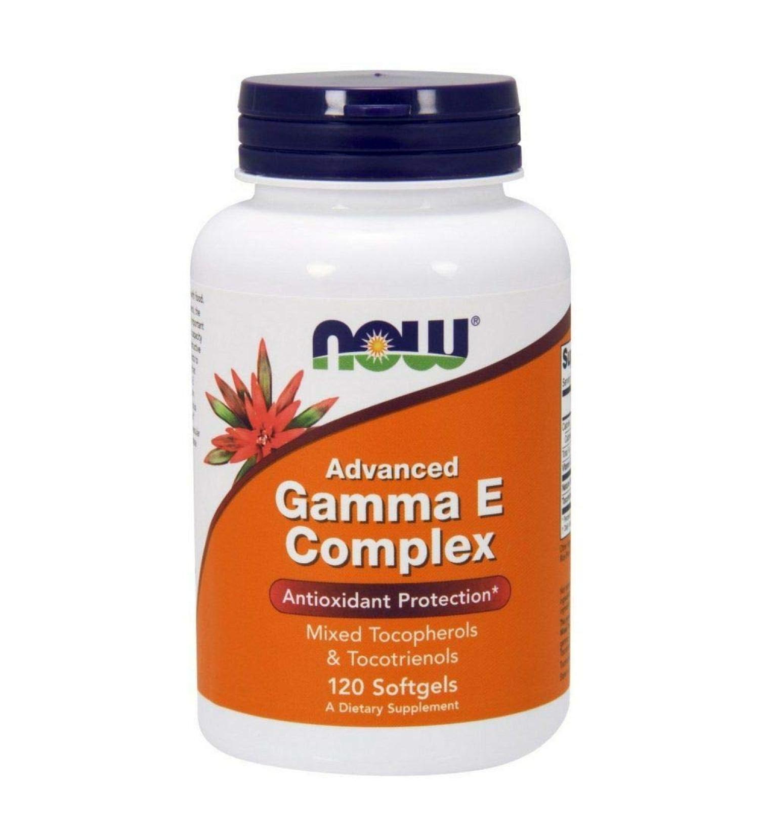 NOW Foods Advanced Gamma E 120 SGELS - Buy Online on GoSupps.com
