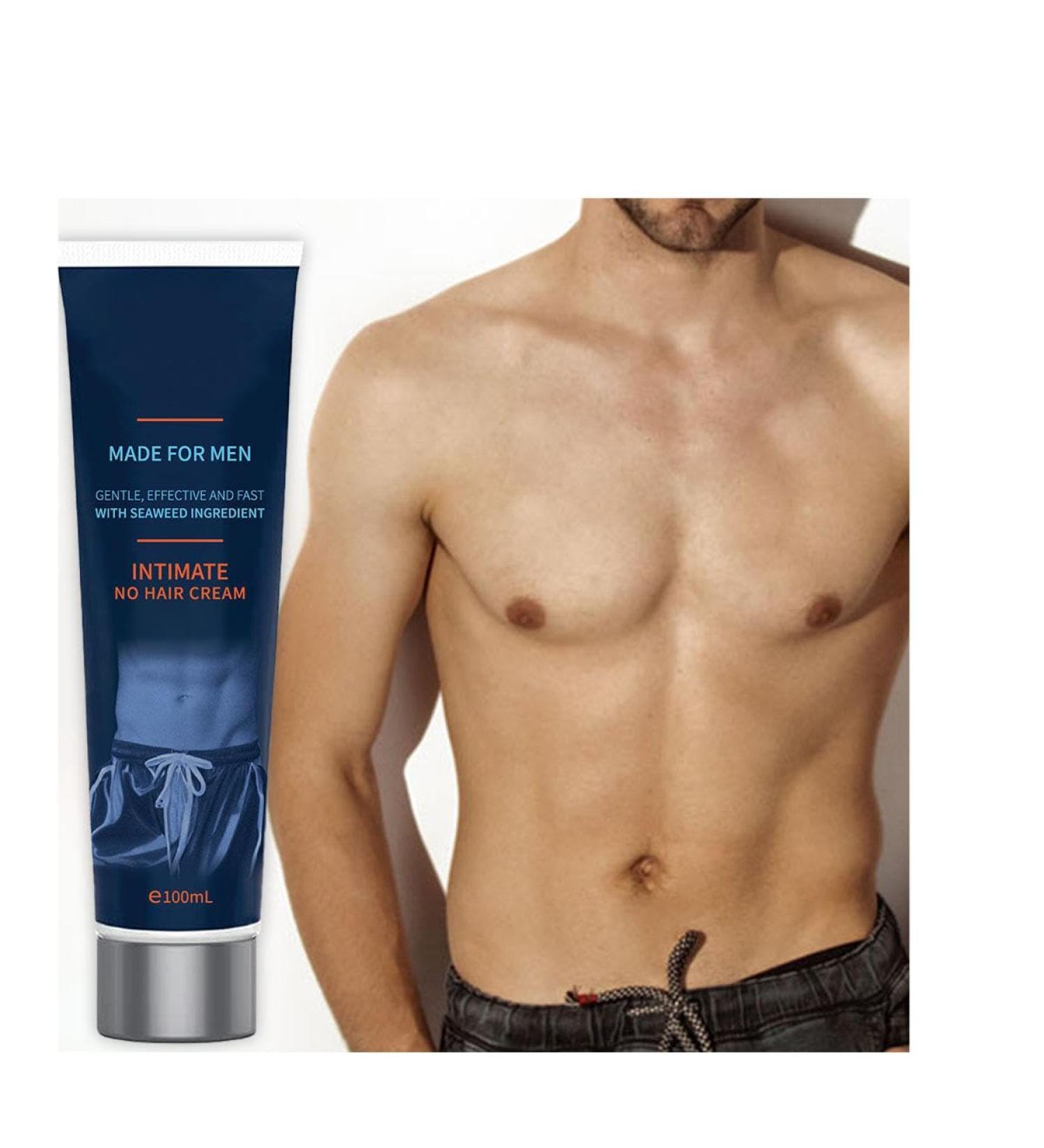 Cr me D pilatoire Homme Cr me pilation Douce pour Corps Poitrine Dos Jambes et Aisselles Formule Non Irritante Peau Lisse et Soin Quotidien 100ml - Buy Online on GoSupps.com