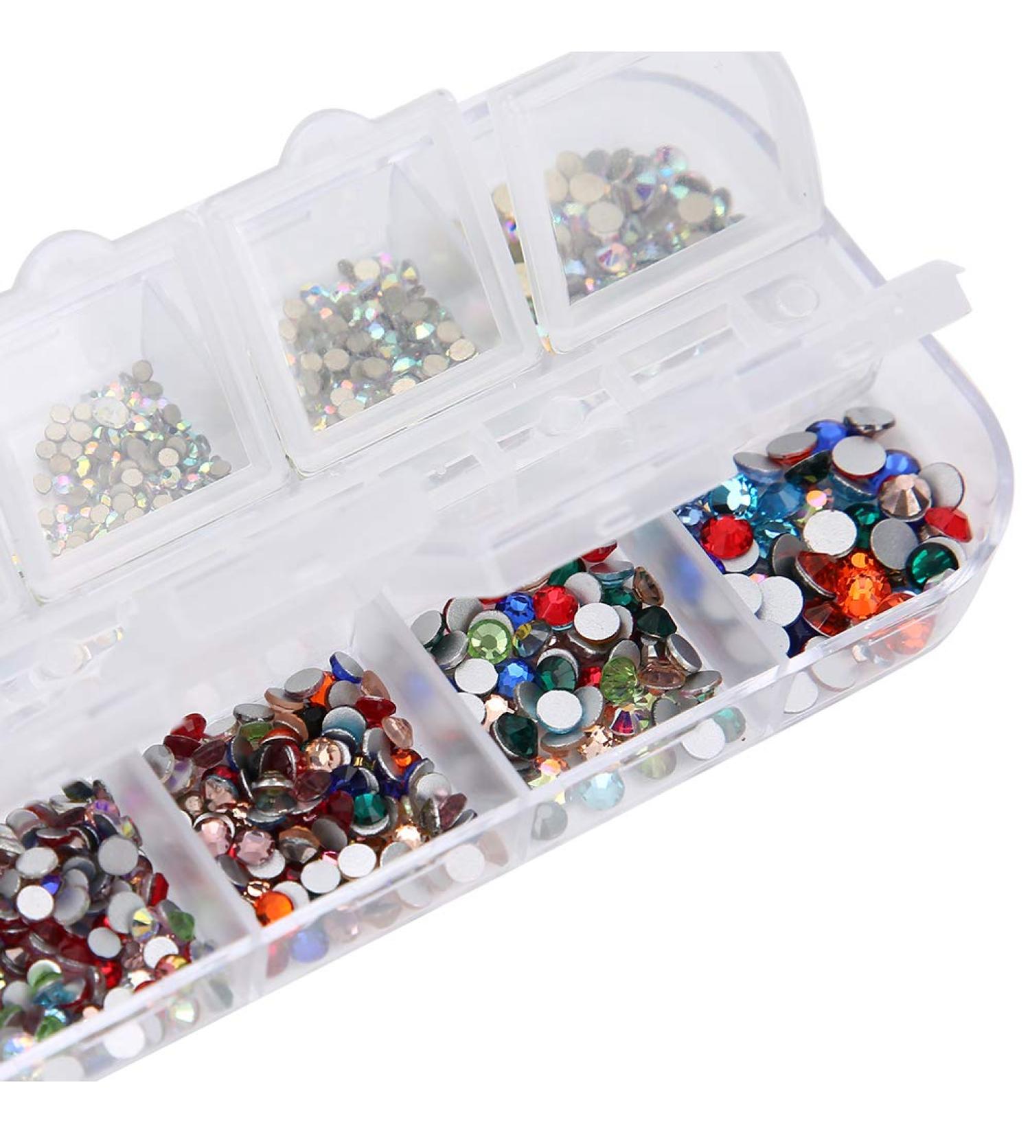 Stylish Nail Art Accessory Rhinestones DIY Nail Rhinestones Nail Salons Manicurists Nail Decoration Nail Art Learners(Rhinestone 5#) - Buy Online on GoSupps.com