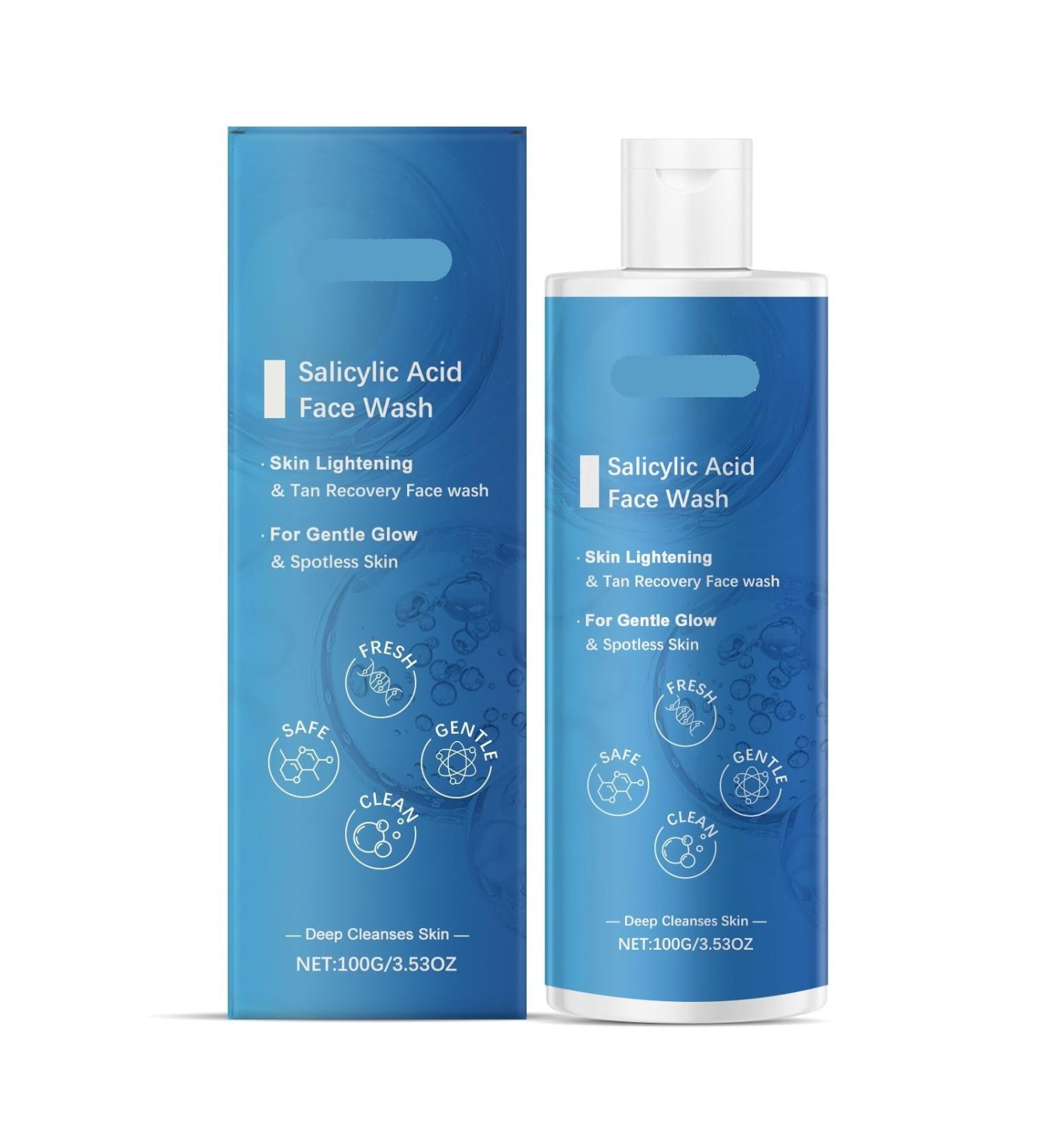 Gentle Hydrating Facial Cleanser For Pore Cleansing & Acne Reduction - Daily Face Wash For All Skin Types Deep Cleansing With Rich Foam(1PCS) - Buy Online on GoSupps.com