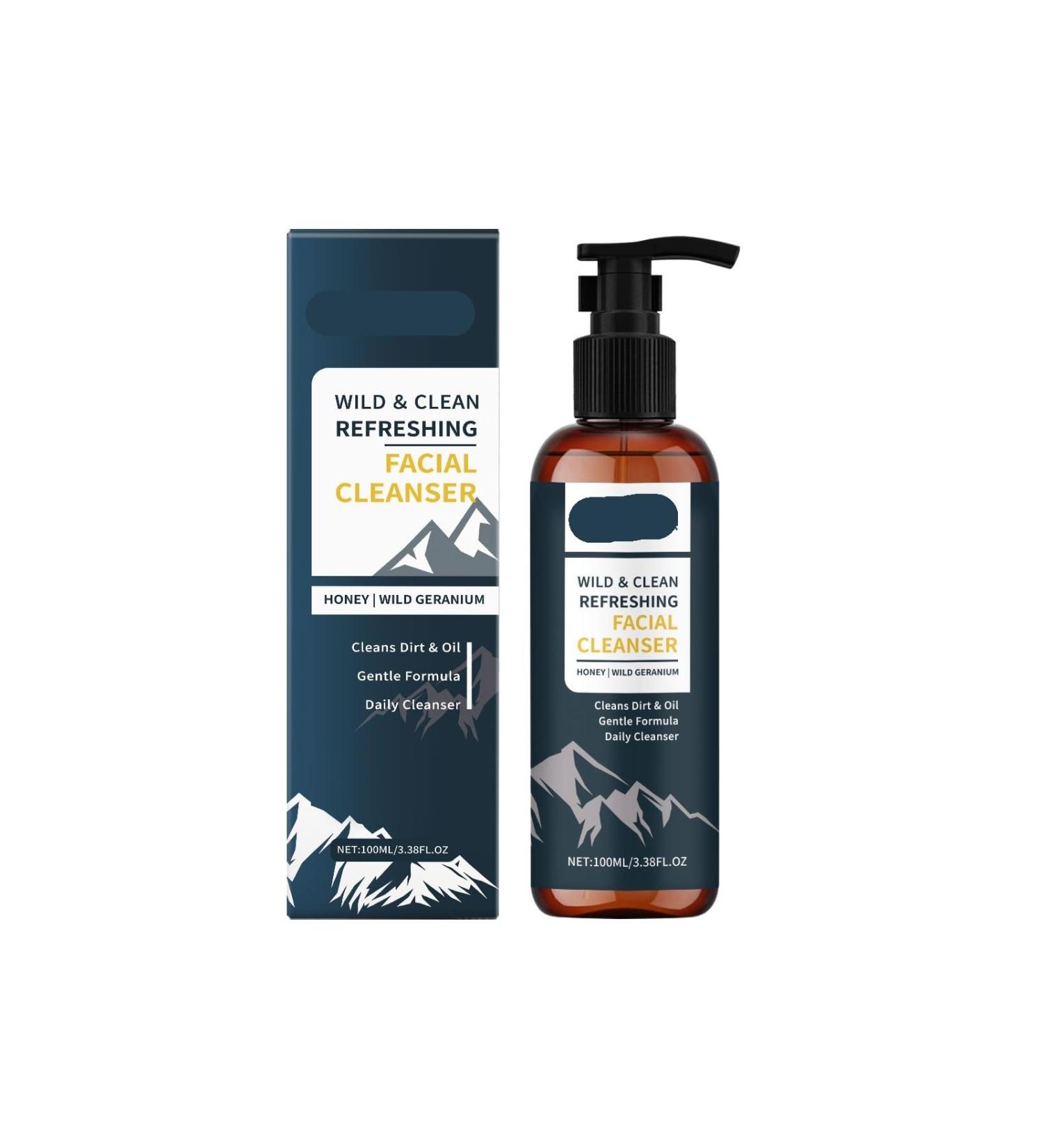 Men's Nourishing Facial Cleanser - Gentle Cleansing Oil-Control Moisturizing Reduces Fine Lines For Youthful Skin(1PCS) - Buy Online on GoSupps.com