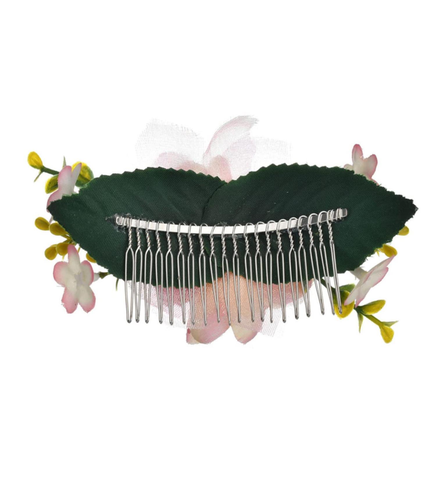 DOITOOL 1pc Hair Barrettes Hair Clip Tiara Bride Comb Hair Comb for Bride Fabric Flower Comb Bridal Hair Comb Flower Hair Comb Wedding Hair Comb Hairpin Headgear Hair Fork - Buy Online on GoSupps.com