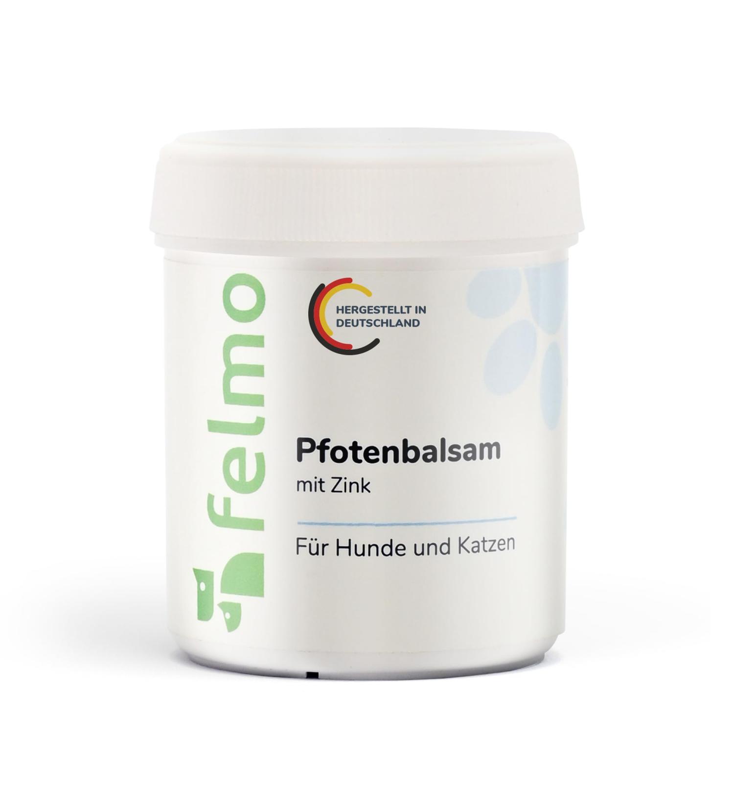 Felmo Pfotenbalsam for Dogs & Cats - 130ml Zinc Paw Protection for Dry & Cracked Paws - Odorless Care - Buy Online on GoSupps.com