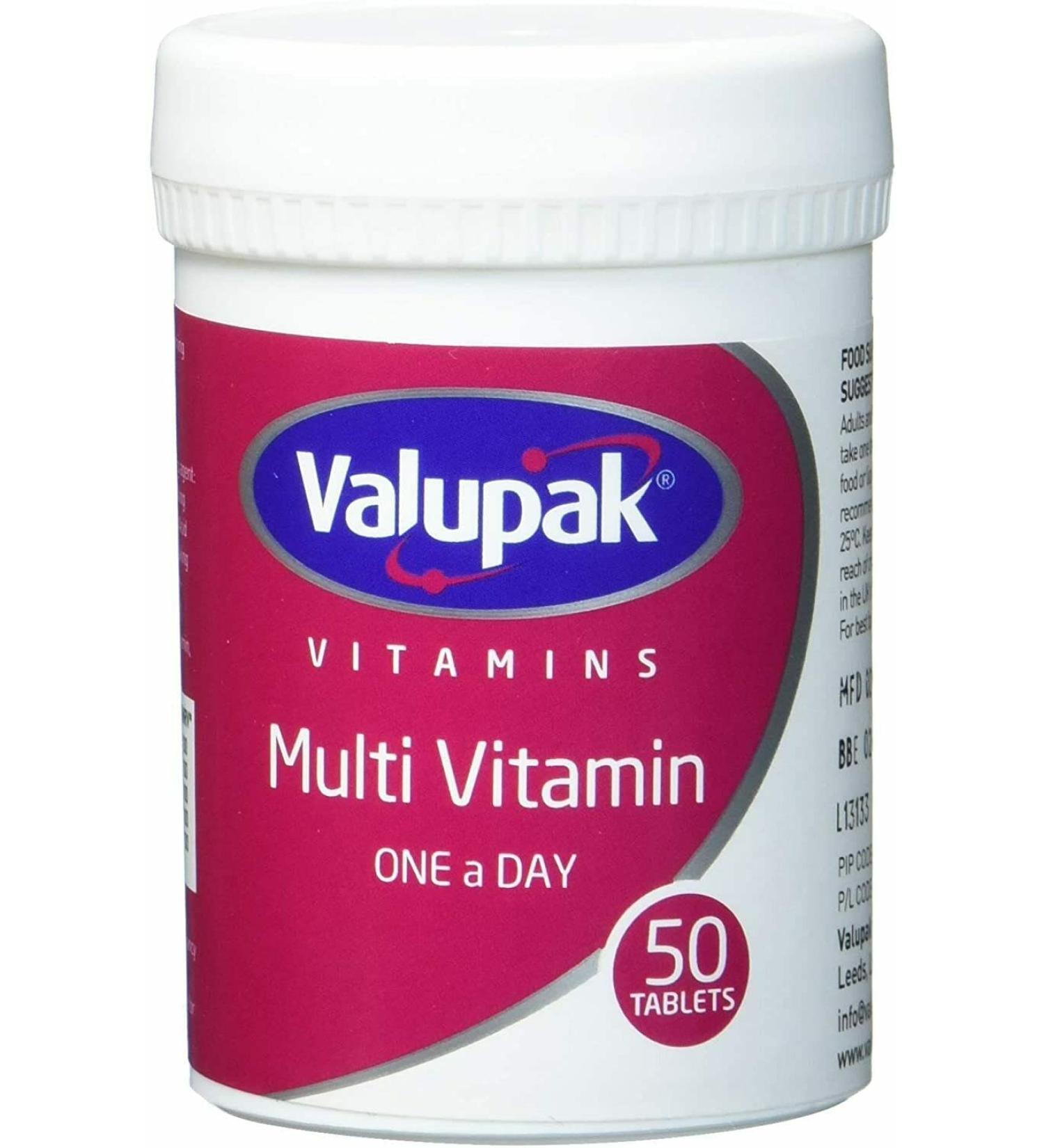 6 x VALUPAK MULTIVIT 50