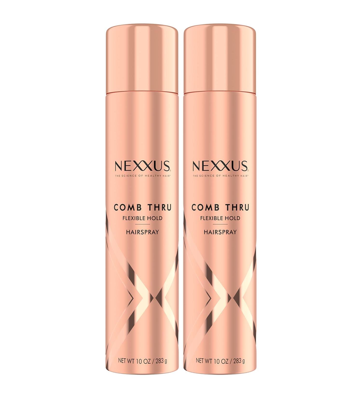 Nexxus Flexible Hold Hairspray Comb Thru for a Lightweight Brushable Hold with StyleProtect Technology 10 oz (Pack of 2) - Buy Online on GoSupps.com