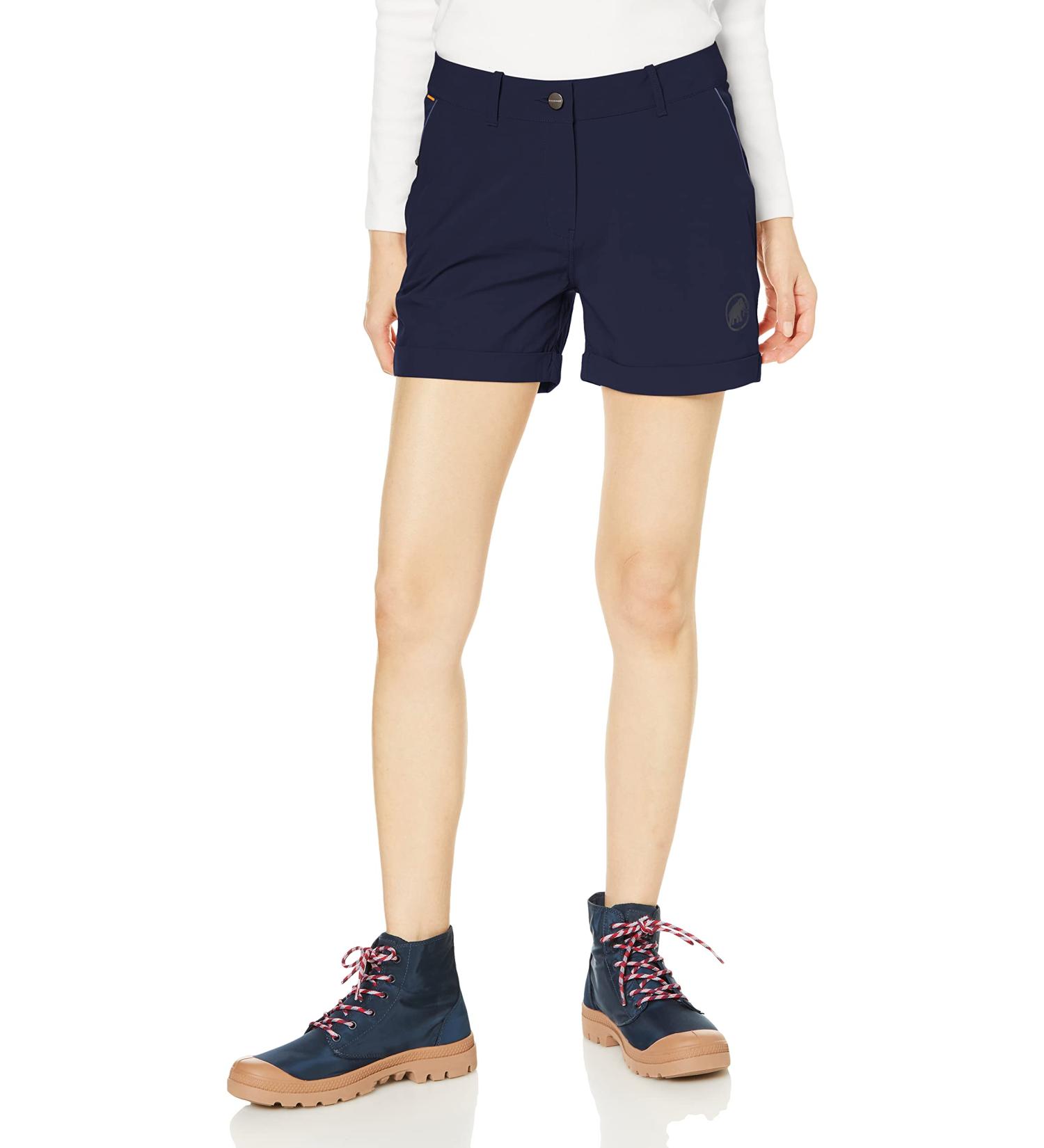 Mammut Women's Hiking Shorts Runbold Roll Cuff Shorts Women 40 Marine