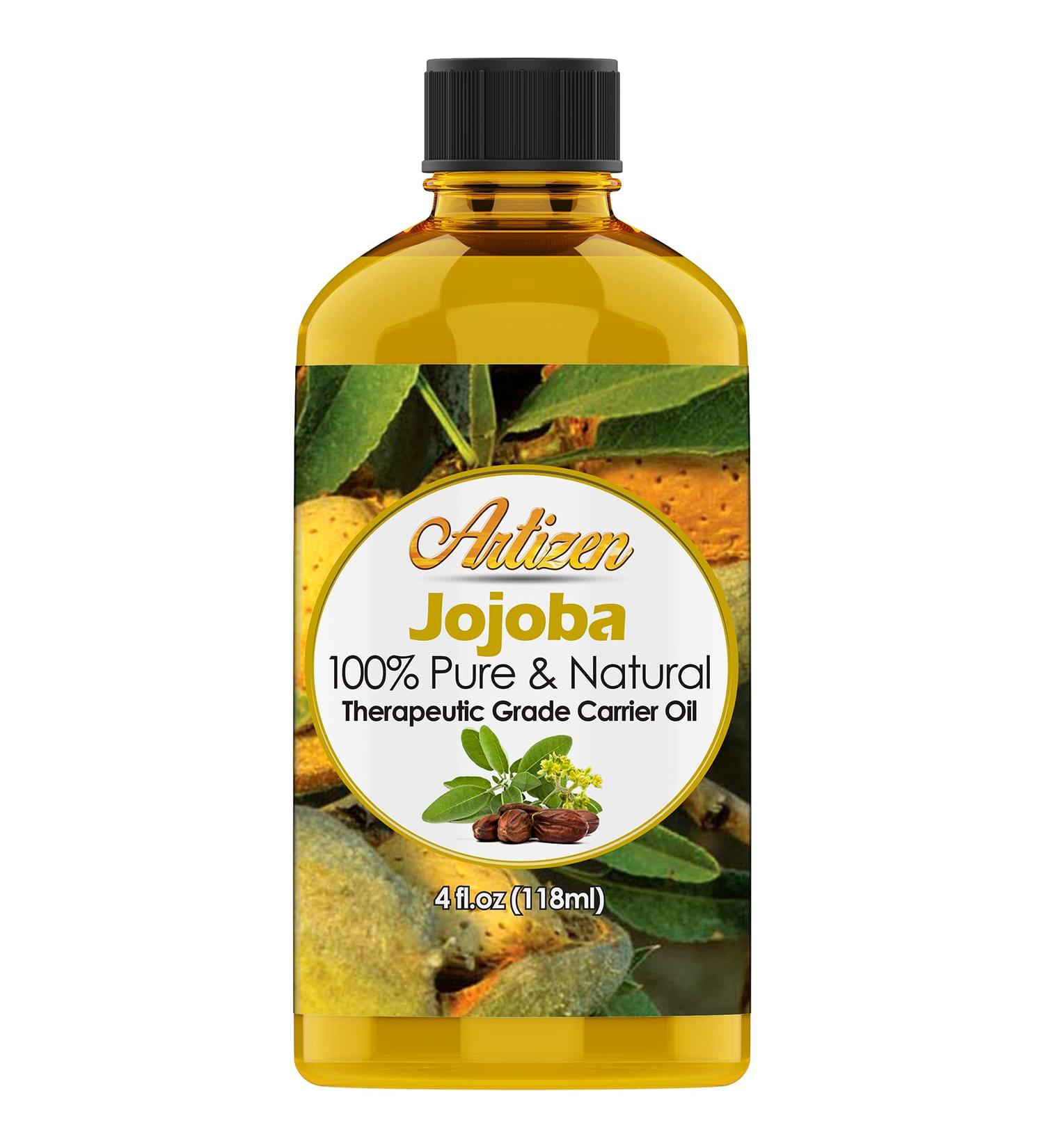 100% Pure Jojoba Oil - 4oz Cold Pressed All-Natural Moisturizer for Hair & Skin - Buy Online on GoSupps.com