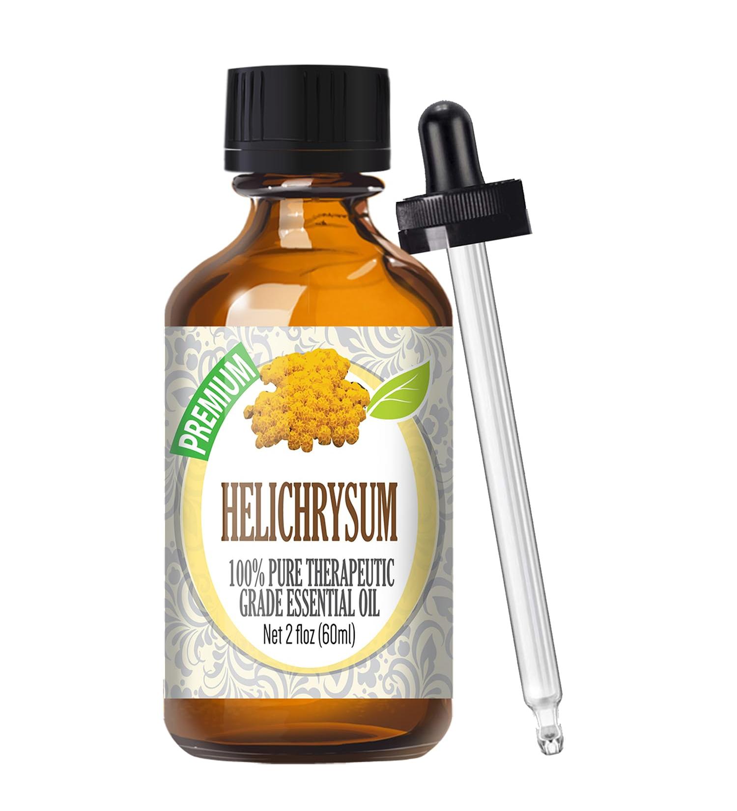 Healing Solutions Helichrysum Essential Oil 60ml - 100% Pure Therapeutic Grade | International Shipping Available - Buy Online on GoSupps.com