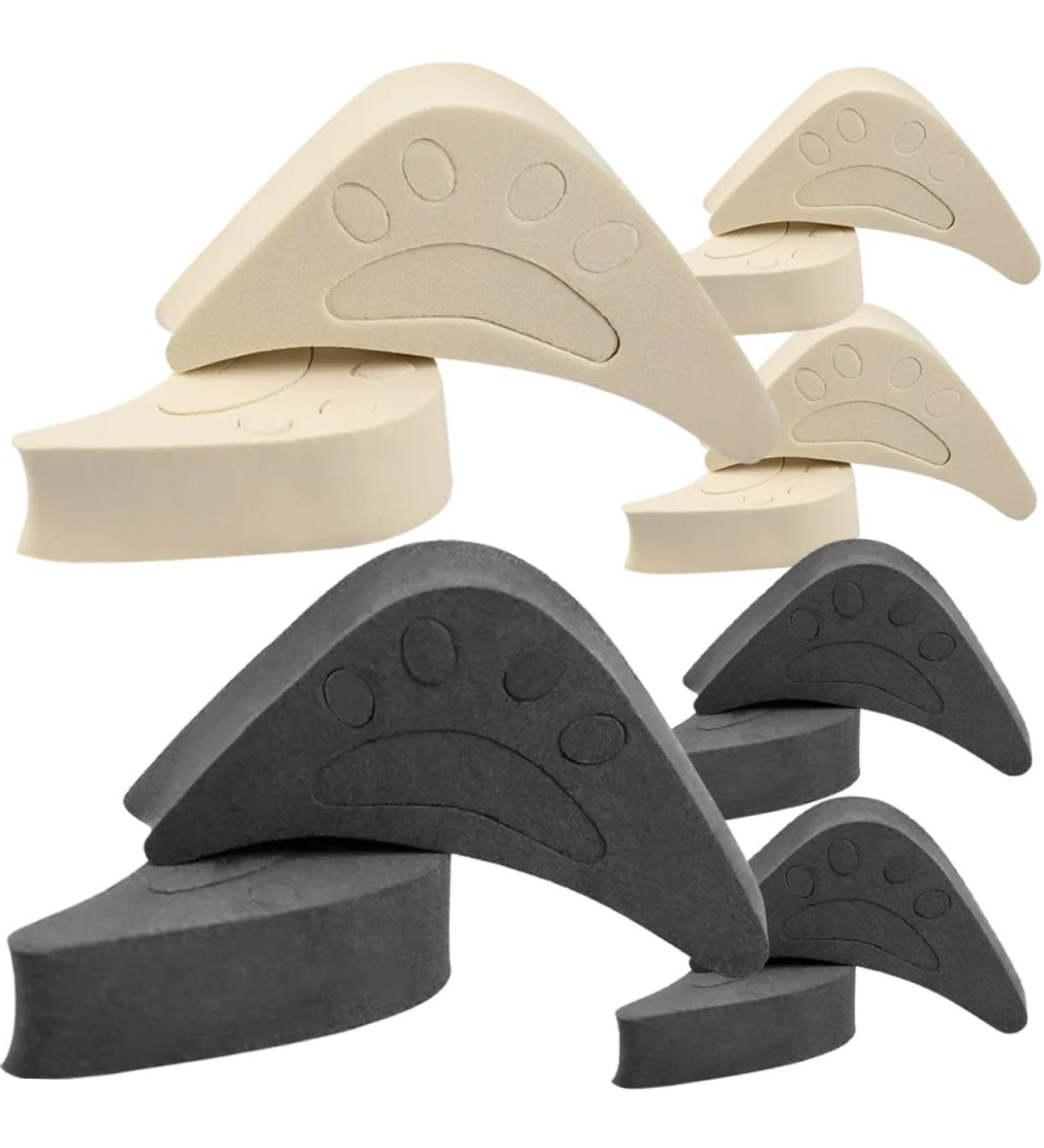 Healeved 6 Pair Toe Plug Adjustment Pads | Missing Toe Inserts & Cushions for Casual Shoes | Size Reducer & Big Toe Fillers - Buy Online on GoSupps.com