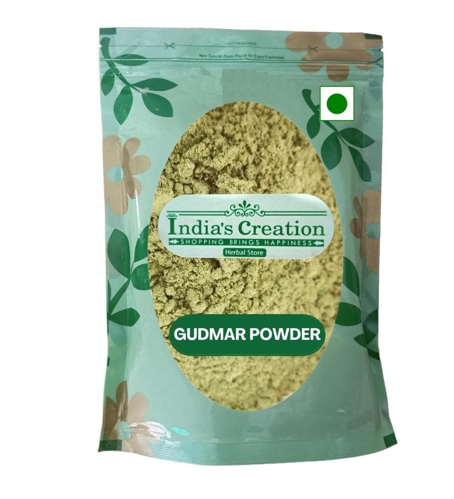 Organic Gudmar Leaves Powder 1000g - Gymnema Sylvestre for Blood Sugar Control - Raw Indian Herbs for Diabetes Management - Madhunashni & Nagapushpi - Jadi Booti - Single Herb - Buy Online on GoSupps.com