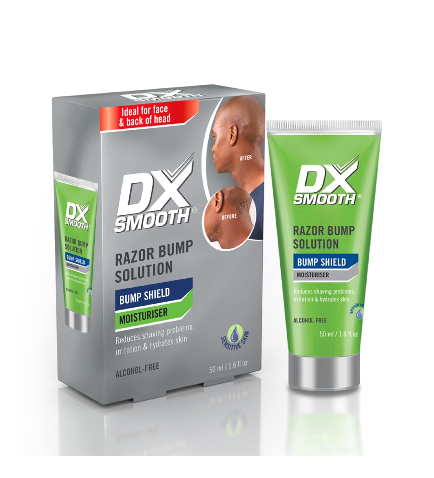 DX Smooth Bump Shield Moisturiser Daily moisturiser and treatment cream for PFB For Men 50ml - Buy Online on GoSupps.com