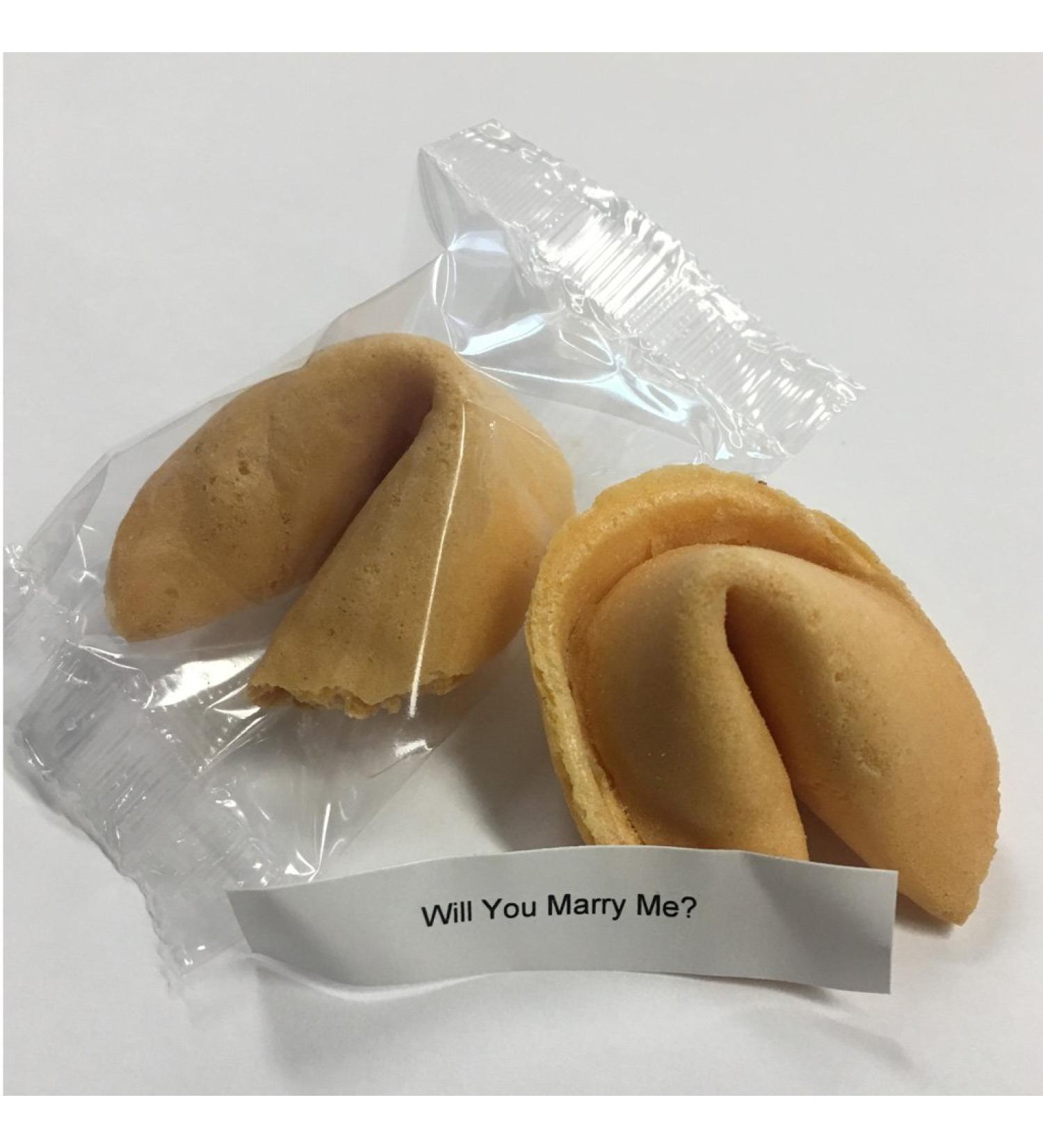 VictoryStore Wedding Proposal: Will You Marry Me Fortune Cookie With Message Inside (1 Cookie) - Buy Online on GoSupps.com