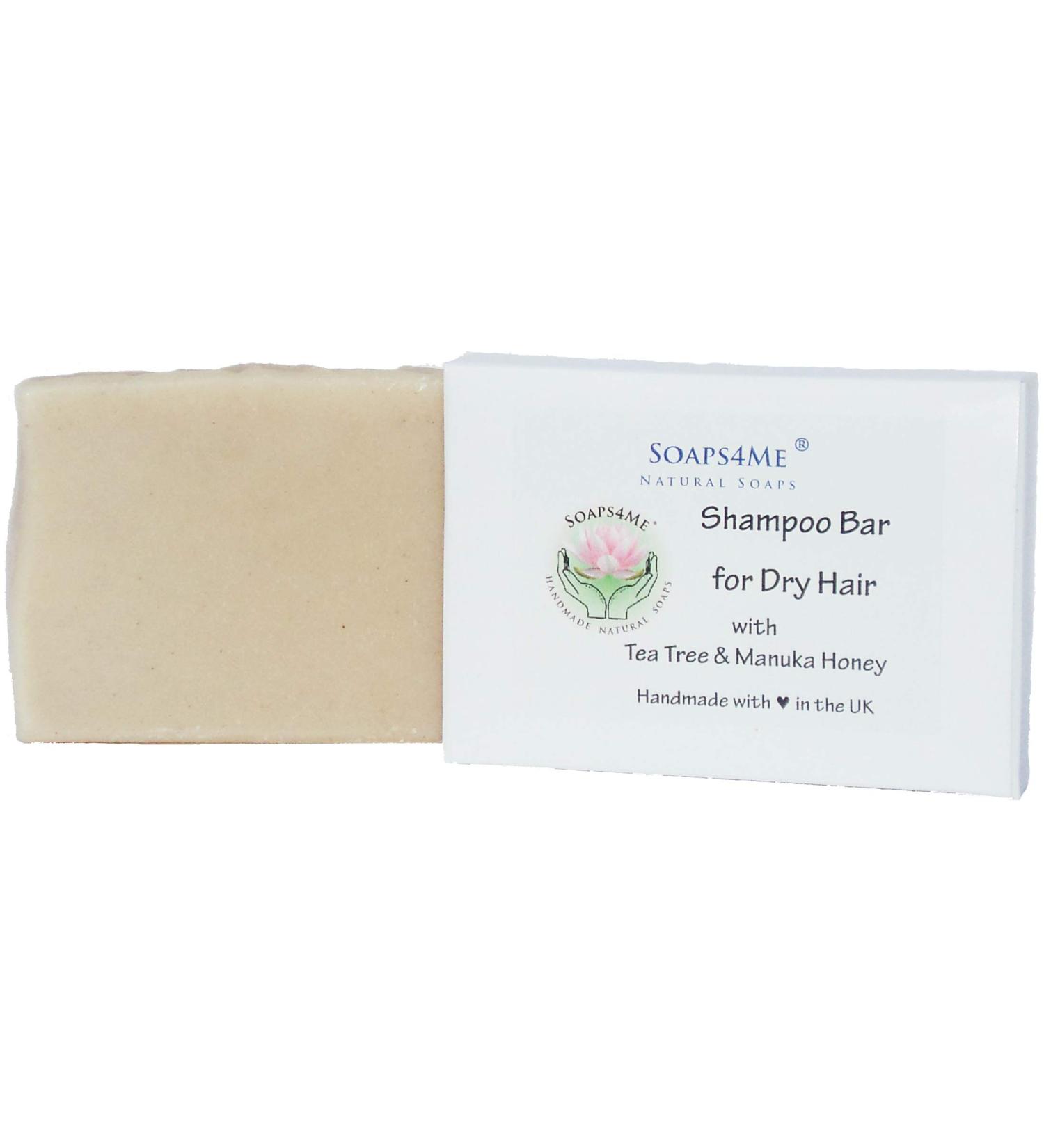 ATTIS ATTIS Shampoo Bar for Dry Hair | Natural | Handmade | With Almond Oil | Tea Tree Essential Oil | Manuka Honey