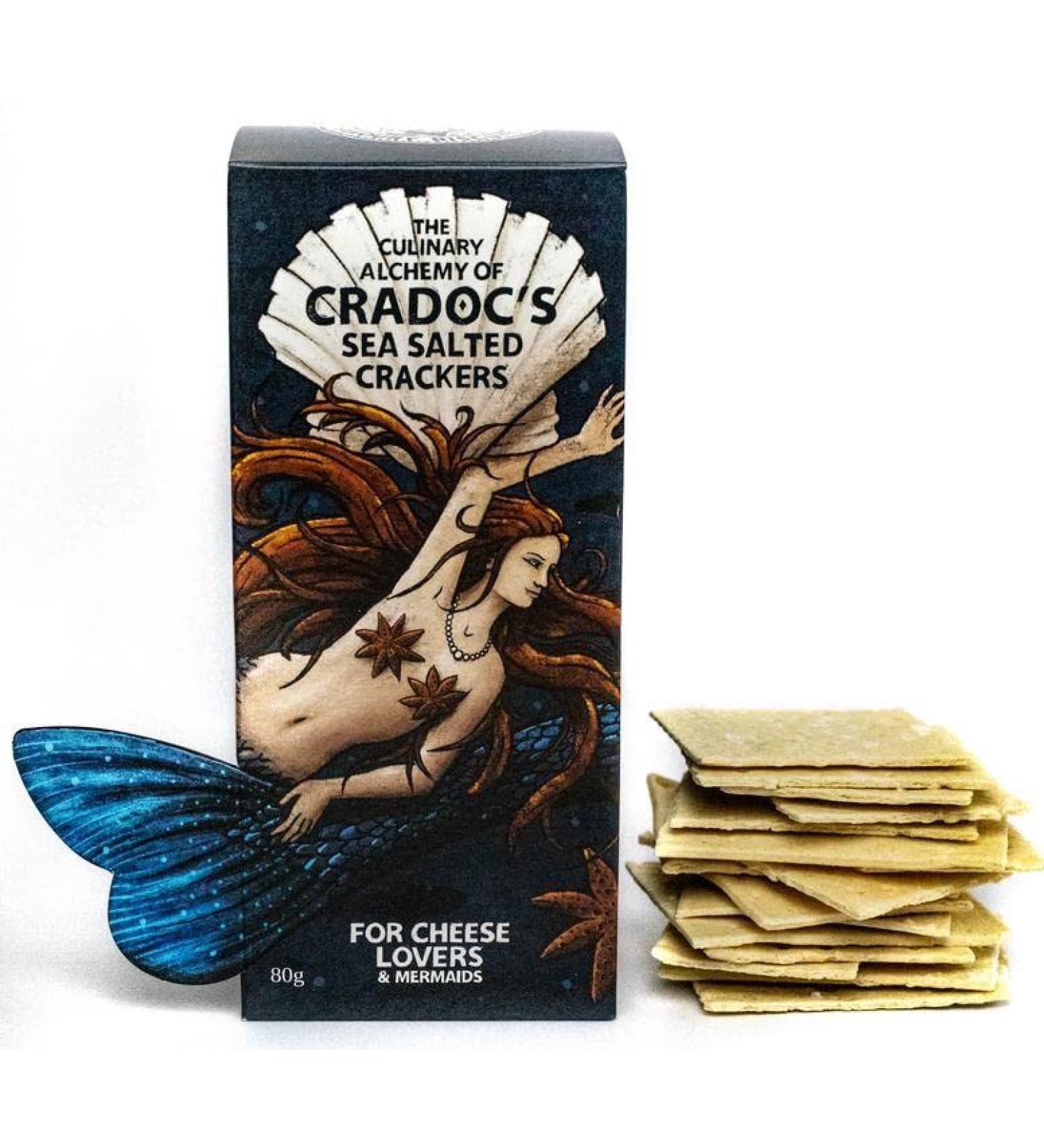 Cradoc's Sea Salted Crackers 80g