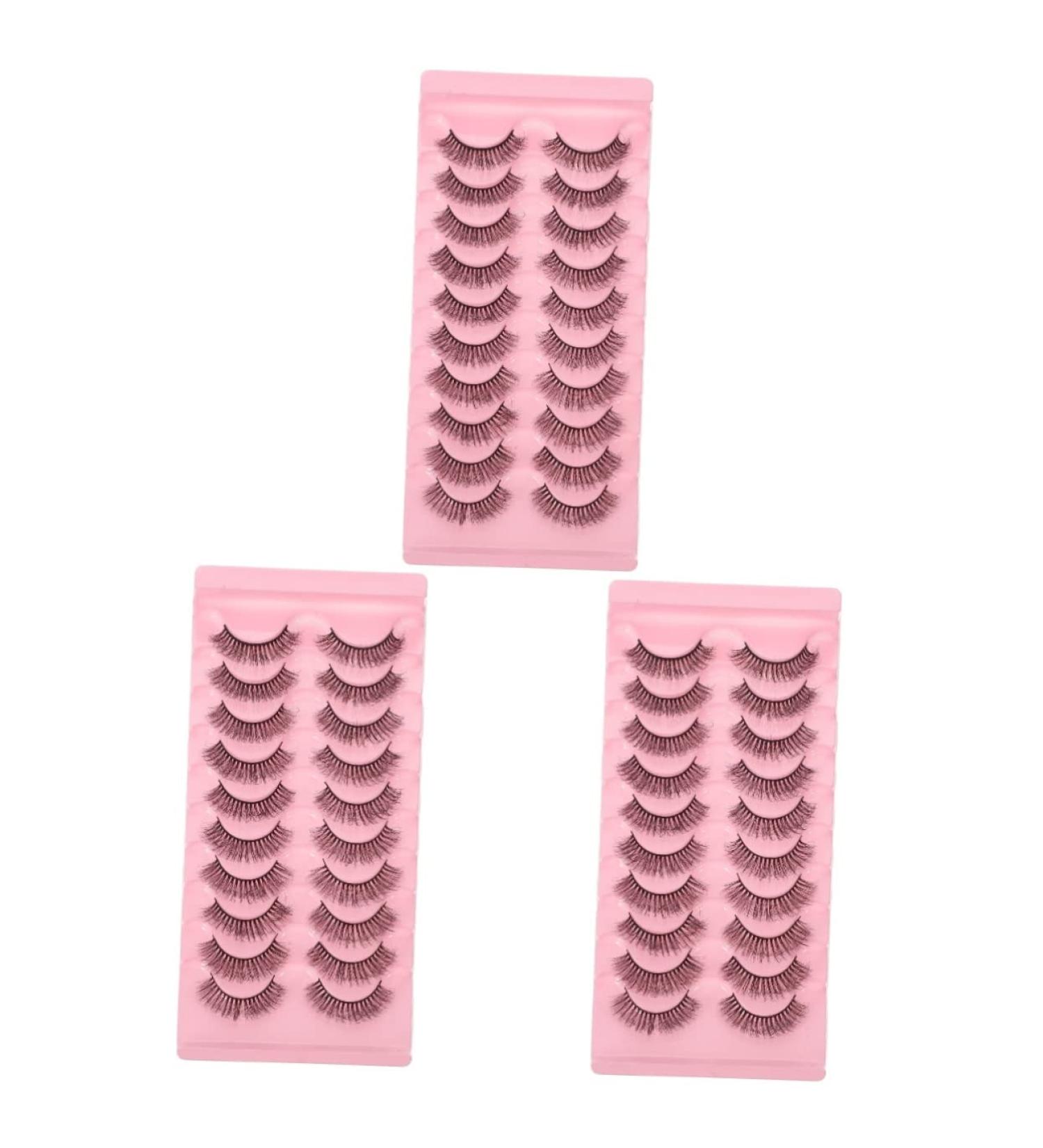 POPETPOP 30 Pairs False Eyelashes Eyelash Women Eyelashes Dramatic Eyelash Makeup Accessories False Eyelashes Fluffy Fake Eyelashes Girls False Eyelashes Extend Imitation Miss Dense - Buy Online on GoSupps.com