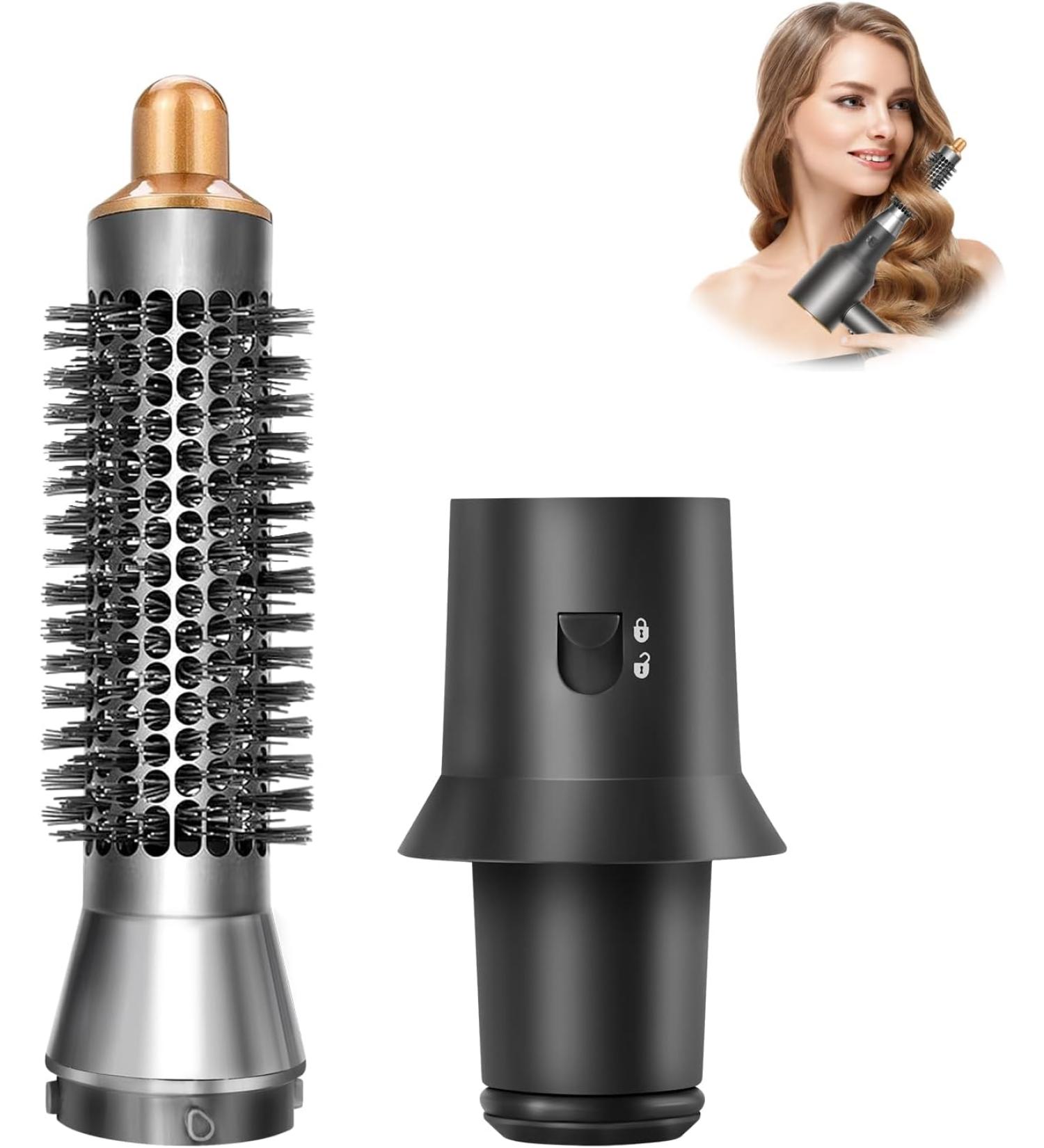 Round Volume Brush and Adapter For Dyson Airwrap HD15 HD01 HD02 HD03 HD04 HD08 Hair Dryer Attachment Hair Tool - Buy Online on GoSupps.com