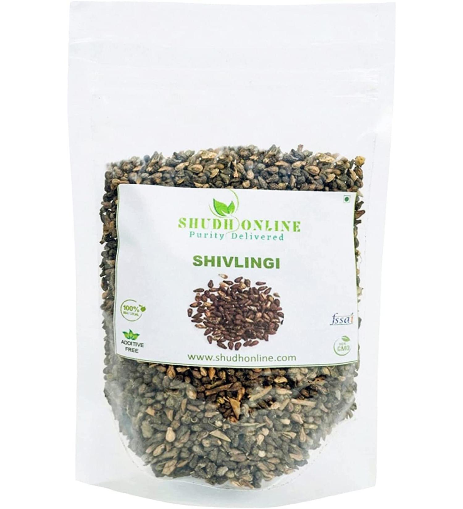 AOZA Shudh Online Shivlingi Beej Shivling Sivalingi Seed (200 Grams) Shivlangi Shivalinga Bryonopsis Laciniosa - Buy Online on GoSupps.com
