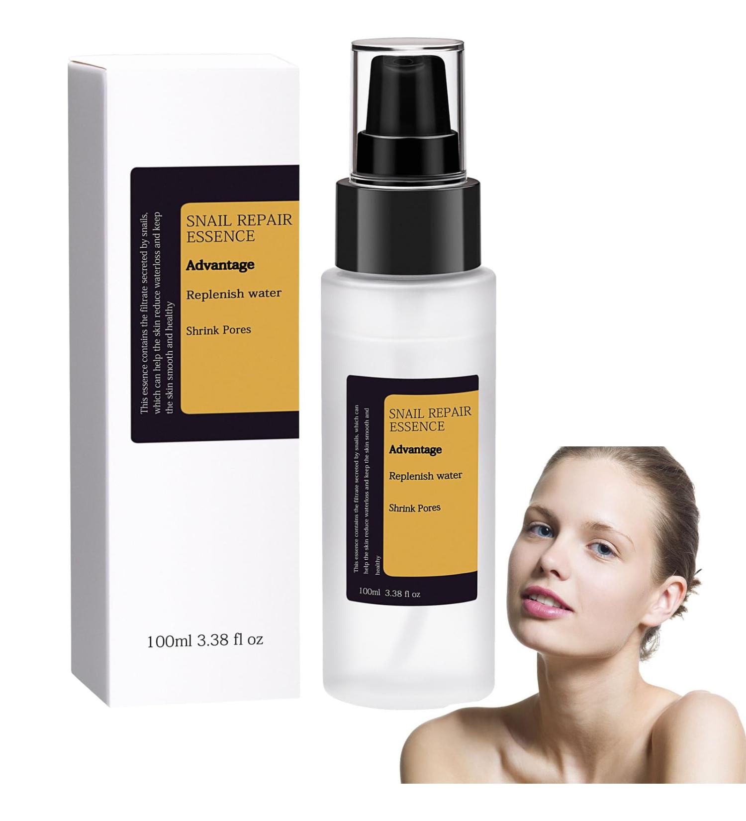 Snail Mucin Essence 100ml Face Serum Korean Skincare Skin Repair Serum Bright Skin Moisturizing Repair Serum for Face - Buy Online on GoSupps.com
