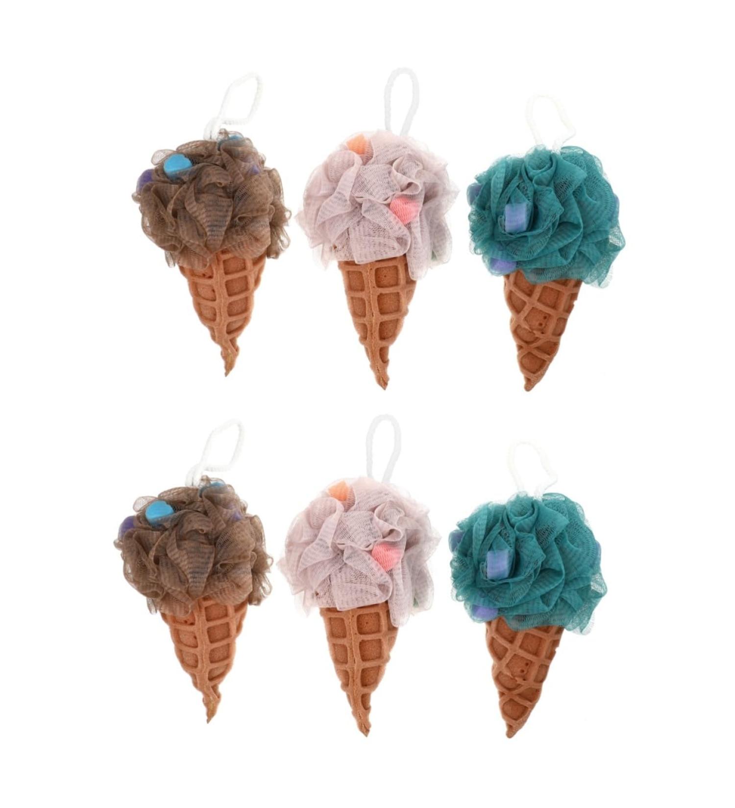 of 6 Bath Ball Exfoliating Sponge Bath Products Exfoliating Sponge Ball Exfoliating Bath Sponge Bath Bath Tool Ball Washing Girls Shower Bath Towel Pillow Miss - Buy Online on GoSupps.com