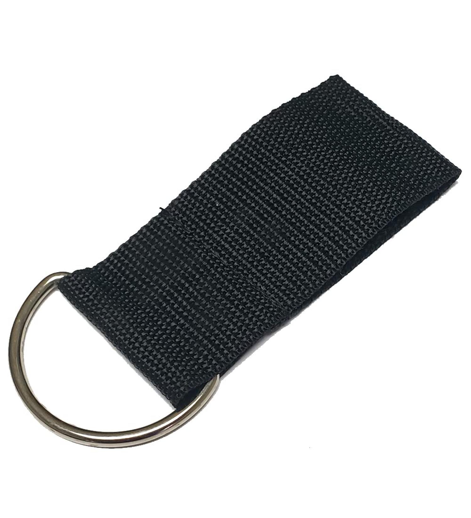 JCS Weight Belt Ring with 2inch Stainless Steel Welded D-Ring black