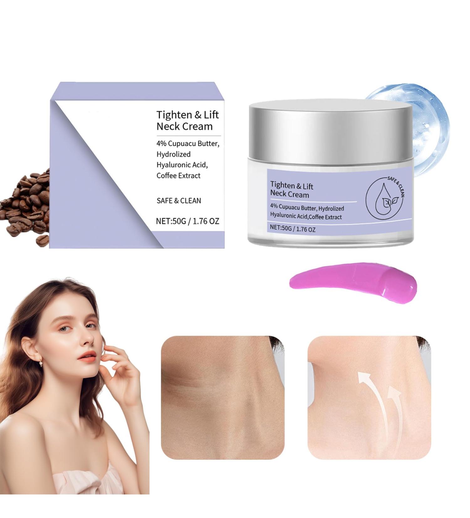 Benaewa 50ml Tighten and Lift Neck Cream Tightening Sagging Skin Care Pure Neck Firming Cream for All Skin Type - Buy Online on GoSupps.com