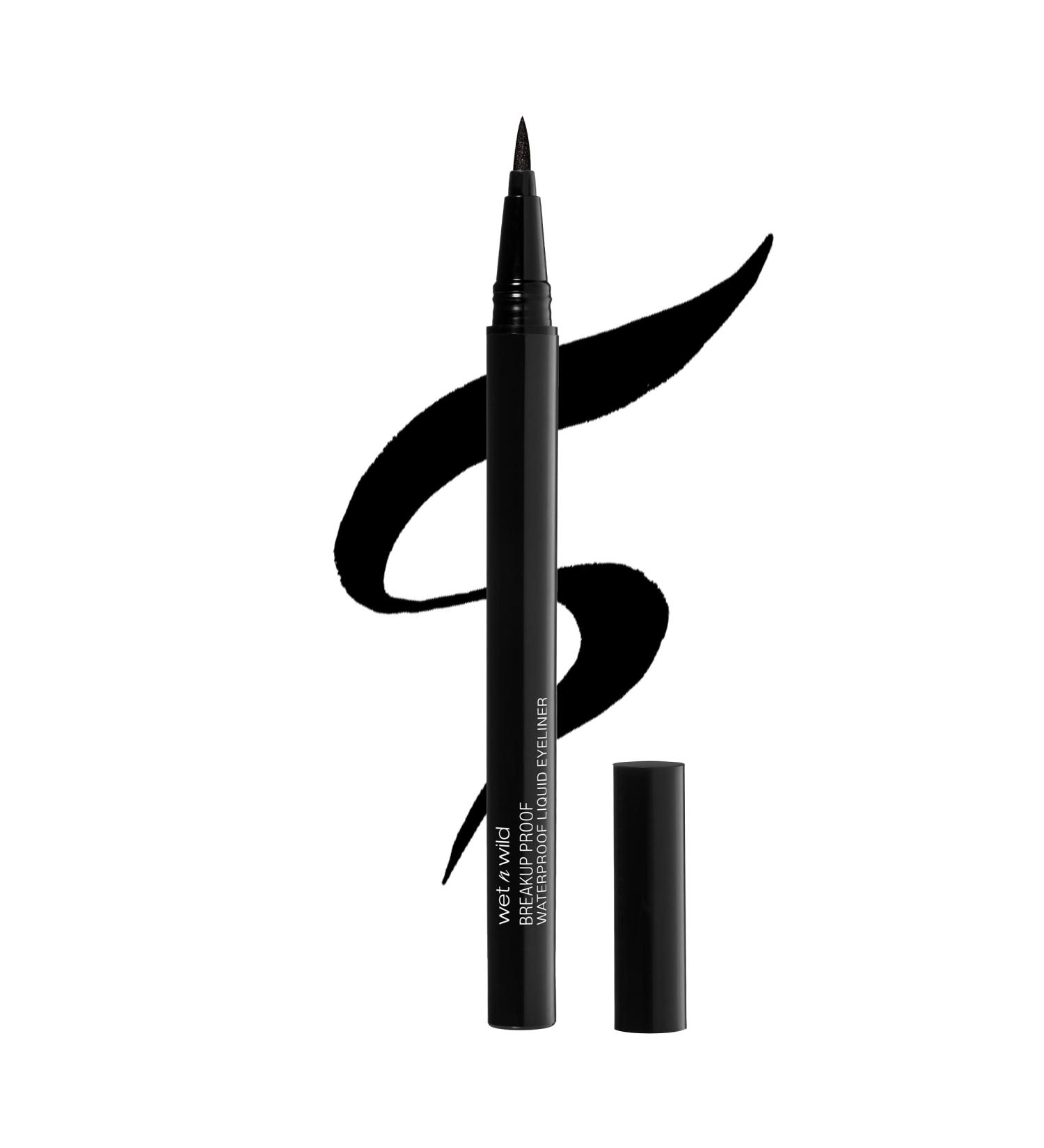 Wet n Wild Breakup Proof Waterproof Liquid Eyeliner - Ultra Black 0.03 fl oz | Long-Lasting Eye Makeup - Buy Online on GoSupps.com