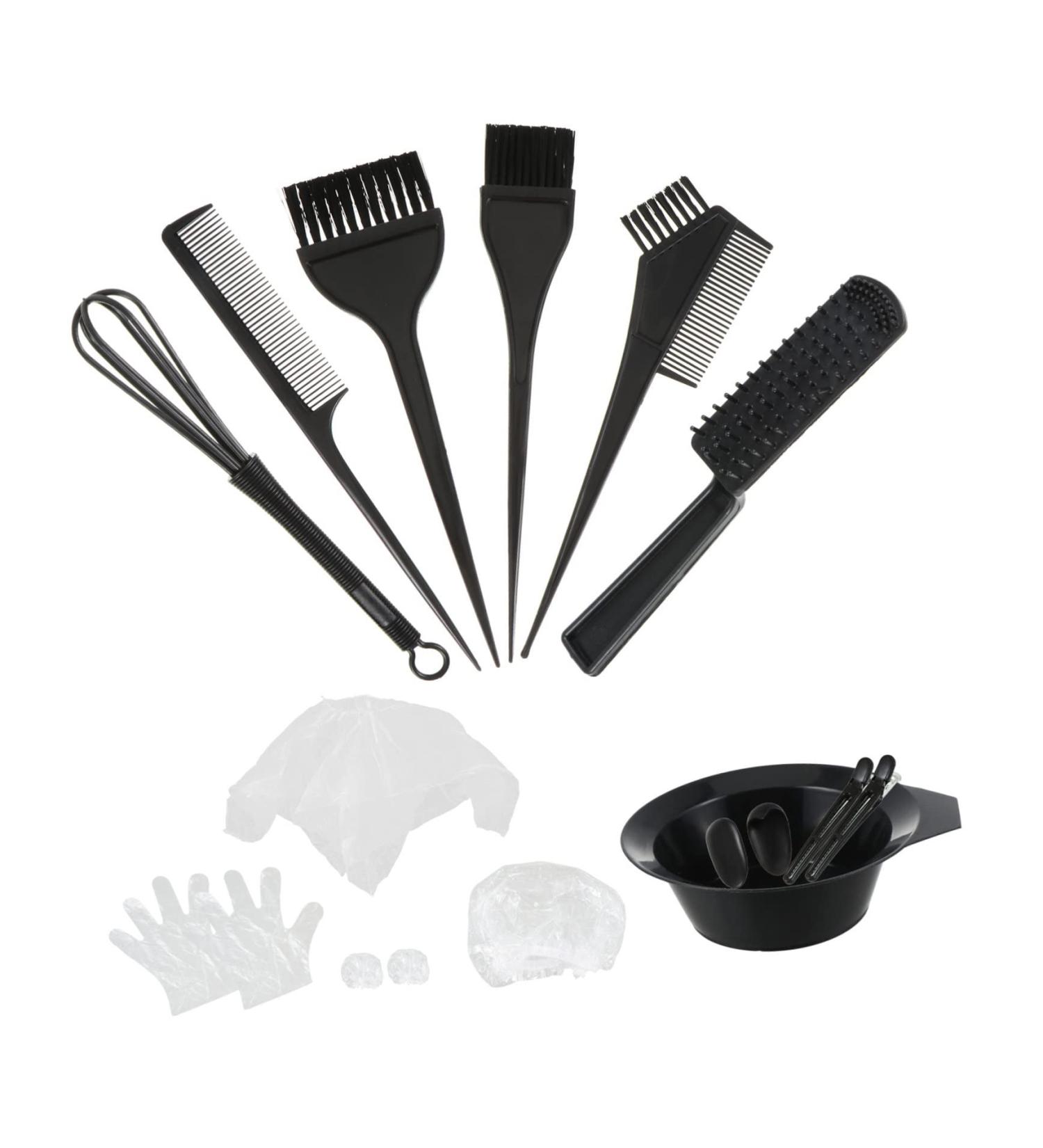 Beavorty 12-Piece Professional Hair Dye Color Brush & Bowl Set - Ideal for Salon & Home Use - Buy Online on GoSupps.com