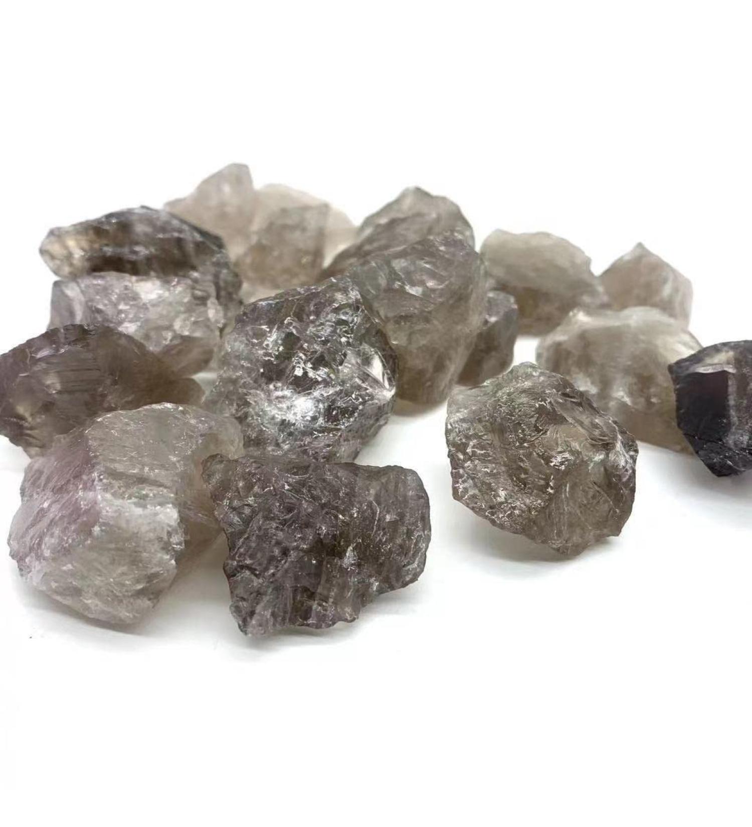 Crystal Hole Natural Crystals and Stones 300g Smoky Quartz Healing Crystal Raw Rock Gemstone Gravel Stone for Home Decoration for Decoration Crystal Hole - Buy Online on GoSupps.com