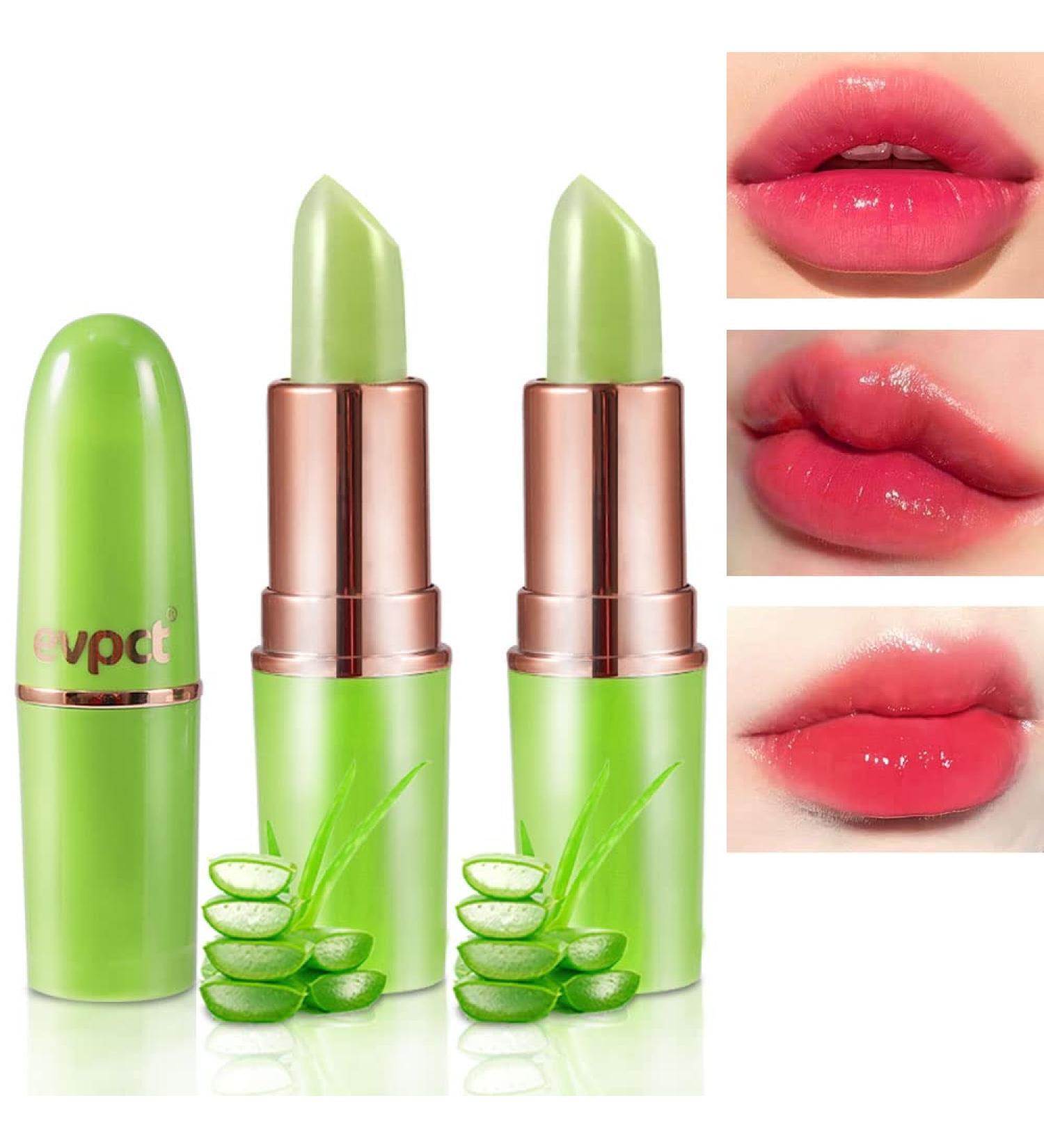 BINGBRUSH Aloe Vera Color Changing Lipstick Set - Long Lasting Moisturizing Lip Gloss for Women - 2 Count - Buy Online on GoSupps.com